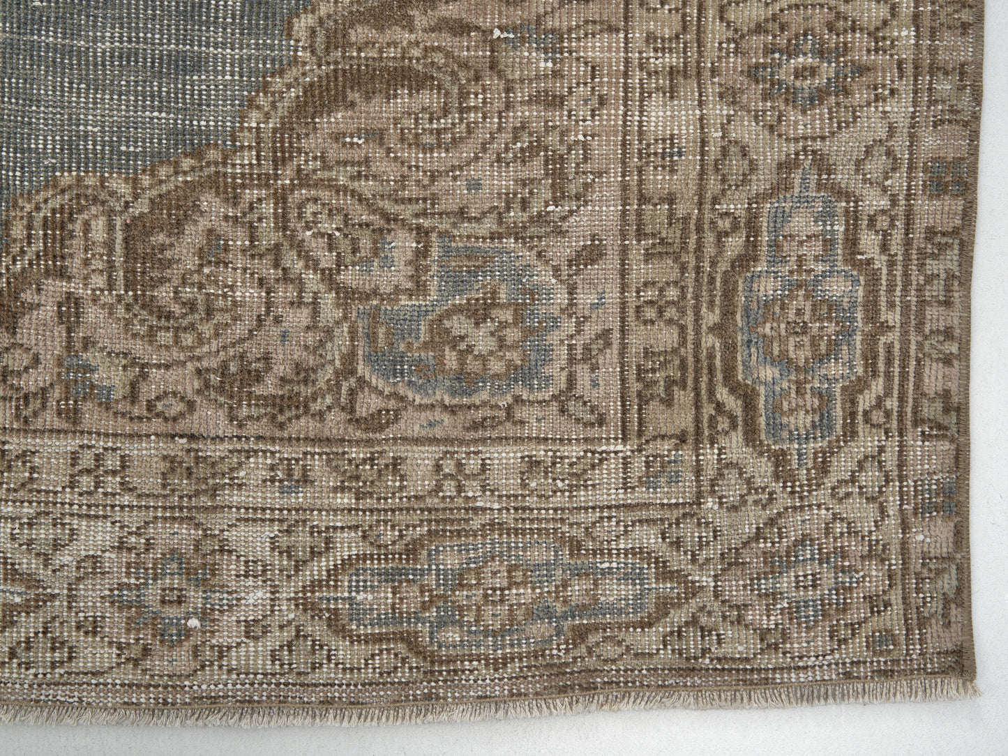 Vintage Handmade Rug, Turkish Oushak Area Rug, Primitive Rug, Nursery Rug, Turkey Rug, Neutral Rustic Rug, Rug 4x7, Vintage Carpet, 12117