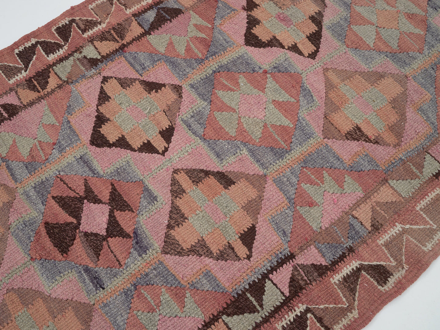 Oushak Runner, Turkish Runner, Handmade Runner Rug, Vintage Runner, Kilim Runner, Floor Runner Rug, Kitchen Runner, Rug Runner 3x10, 11419