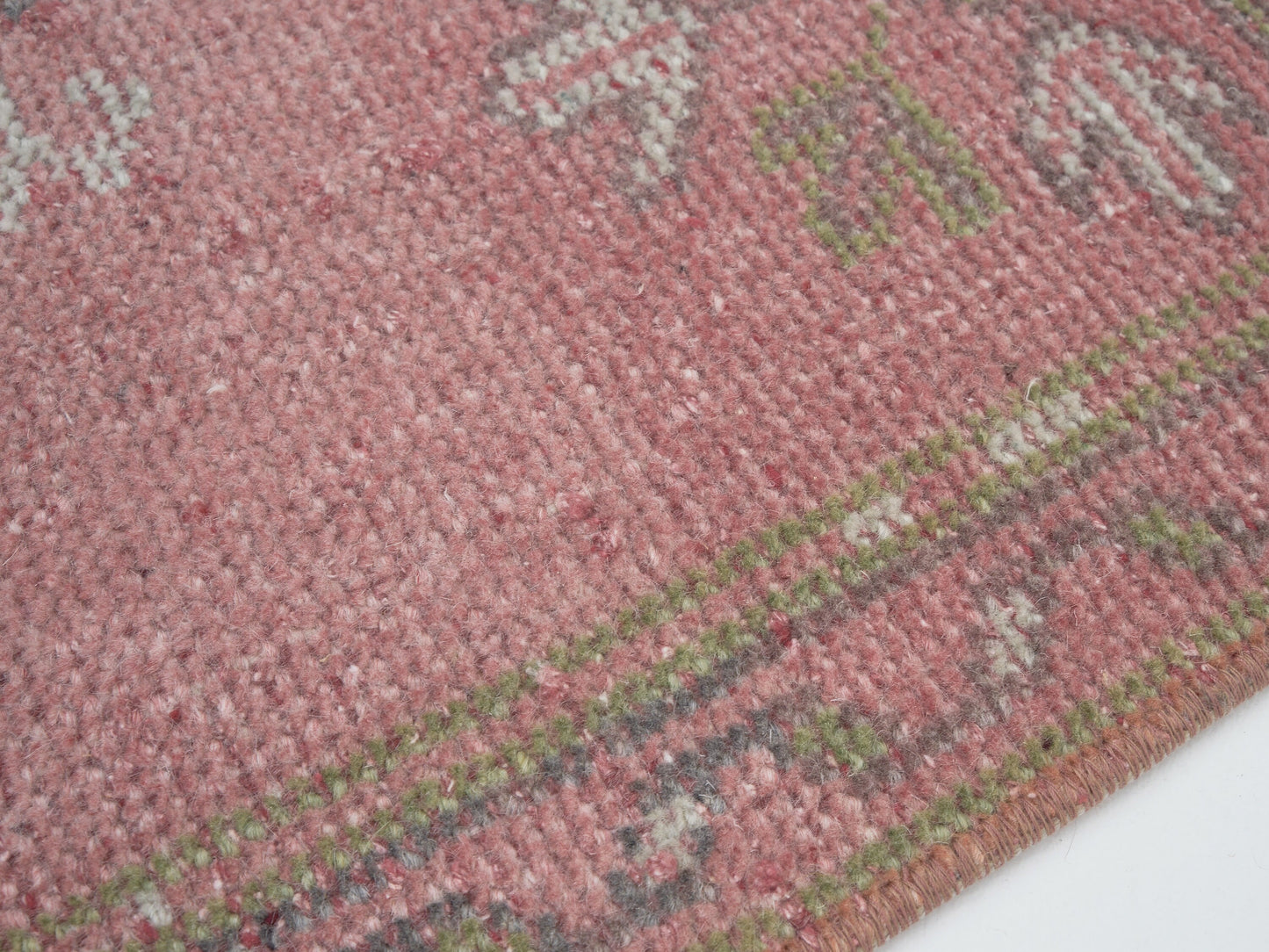 Oushak Handmade Runner Rug, Turkish Eclectic Runner Rug, Vintage Runner Rug, Bohemian Rug,Carpet Runner, Long Runner, Rug Runner 4x11, 12469