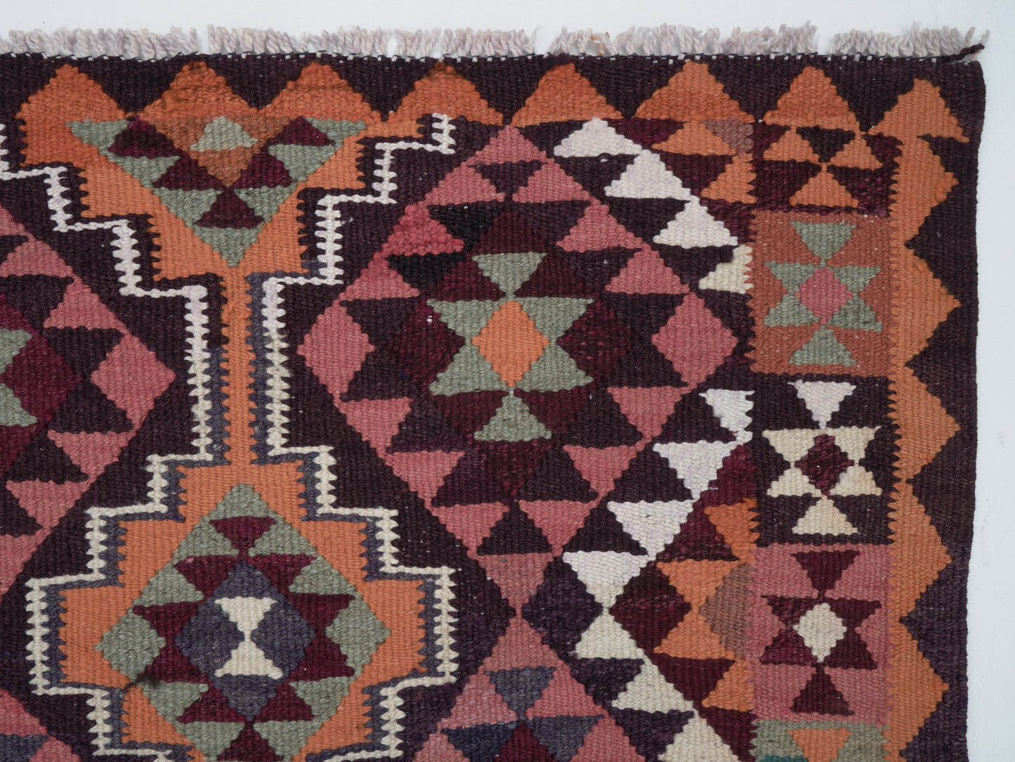 Kilim Runner Rug, Runner Rug 3x11, Turkish Oushak Runner Rug, Handmade Antique Runner Rug, Anatolia Rug, Vintage Runner, Bohemian Rug, 11420