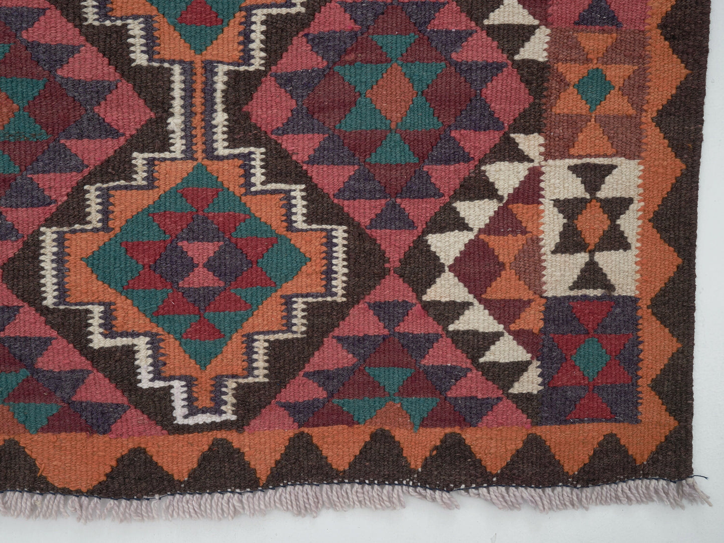 Kilim Runner Rug, Runner Rug 3x11, Turkish Oushak Runner Rug, Handmade Antique Runner Rug, Anatolia Rug, Vintage Runner, Bohemian Rug, 11420