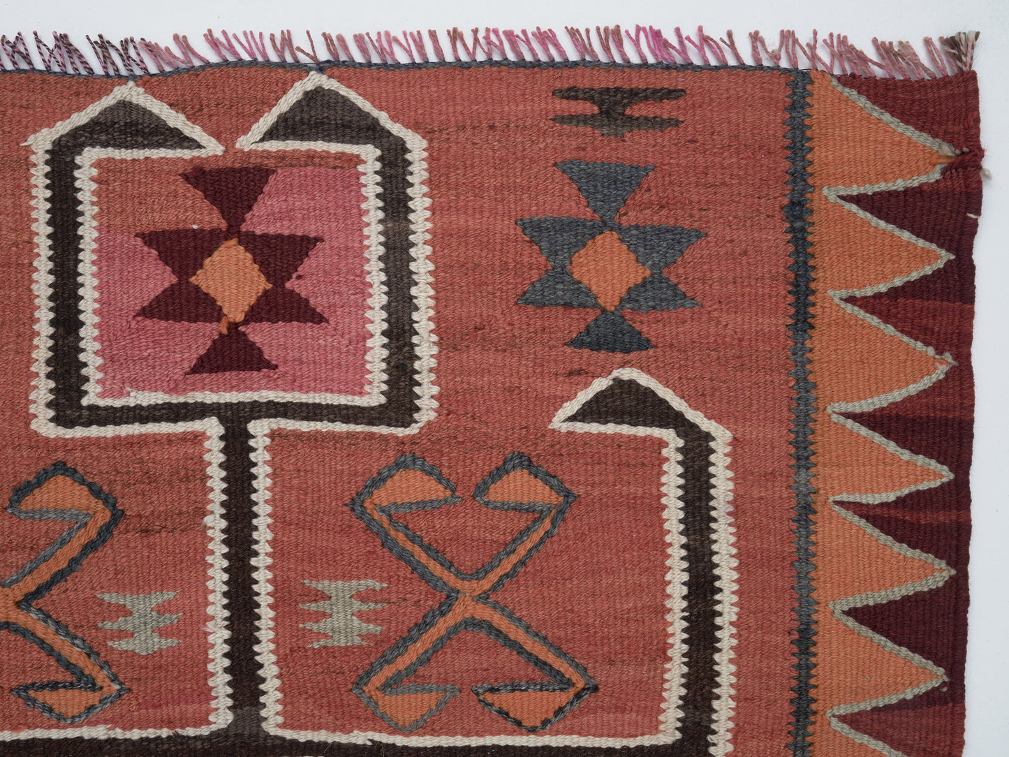 Vintage Runner, Kilim Runner Rug, Turkish Runner, Handmade Runner Rug, Oushak Runner, Kitchen Runner, Kilim Runner, Runner Rug 3x11, 11431