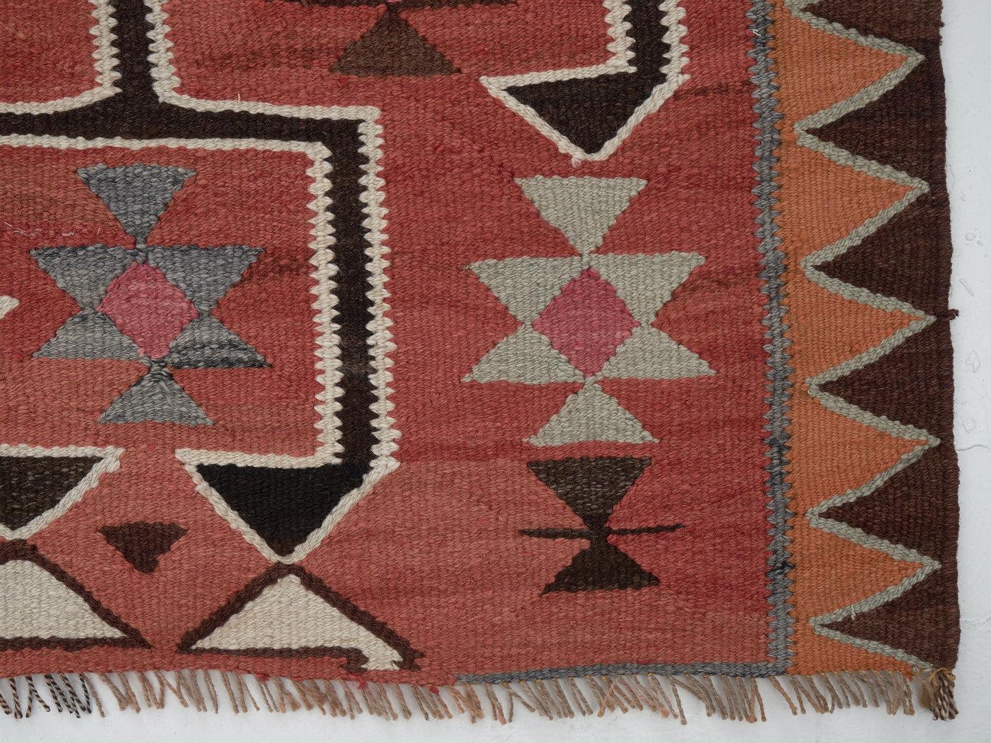 Vintage Runner, Kilim Runner Rug, Turkish Runner, Handmade Runner Rug, Oushak Runner, Kitchen Runner, Kilim Runner, Runner Rug 3x11, 11431