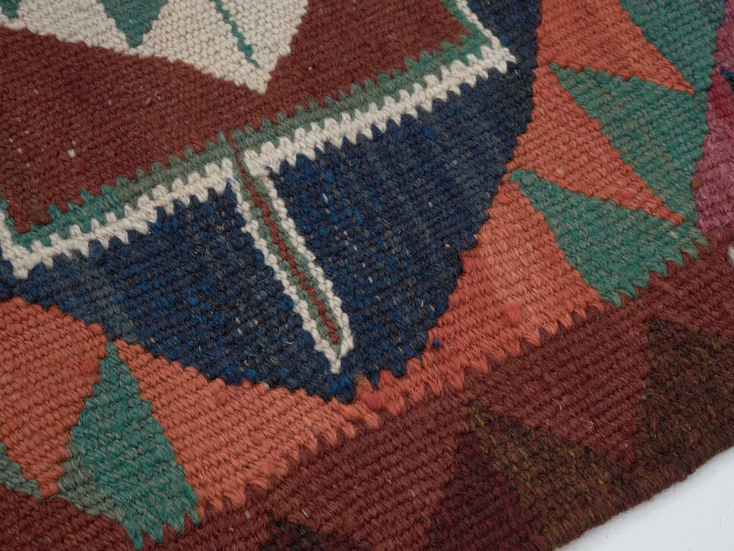 Runner Rug 3x10, Turkish Handmade Runner Rug, Vintage Oushak Runner Rug, Anatolia Rug, Bohemian Rug, Kilim Runner Rug, Rug Runner, 11412