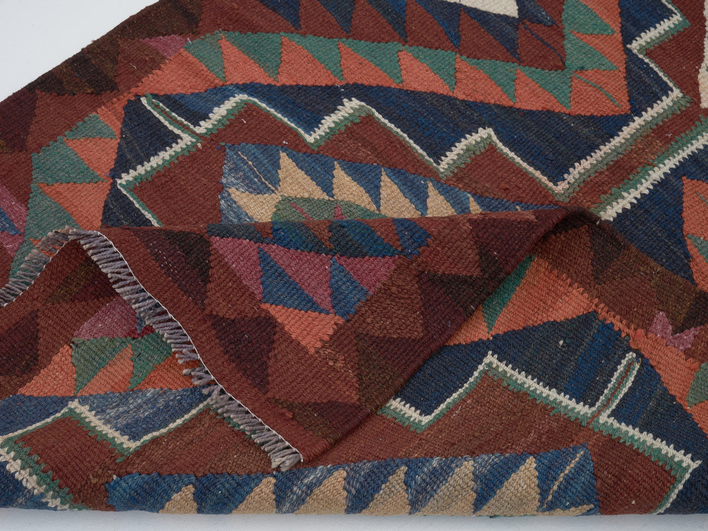 Runner Rug 3x10, Turkish Handmade Runner Rug, Vintage Oushak Runner Rug, Anatolia Rug, Bohemian Rug, Kilim Runner Rug, Rug Runner, 11412