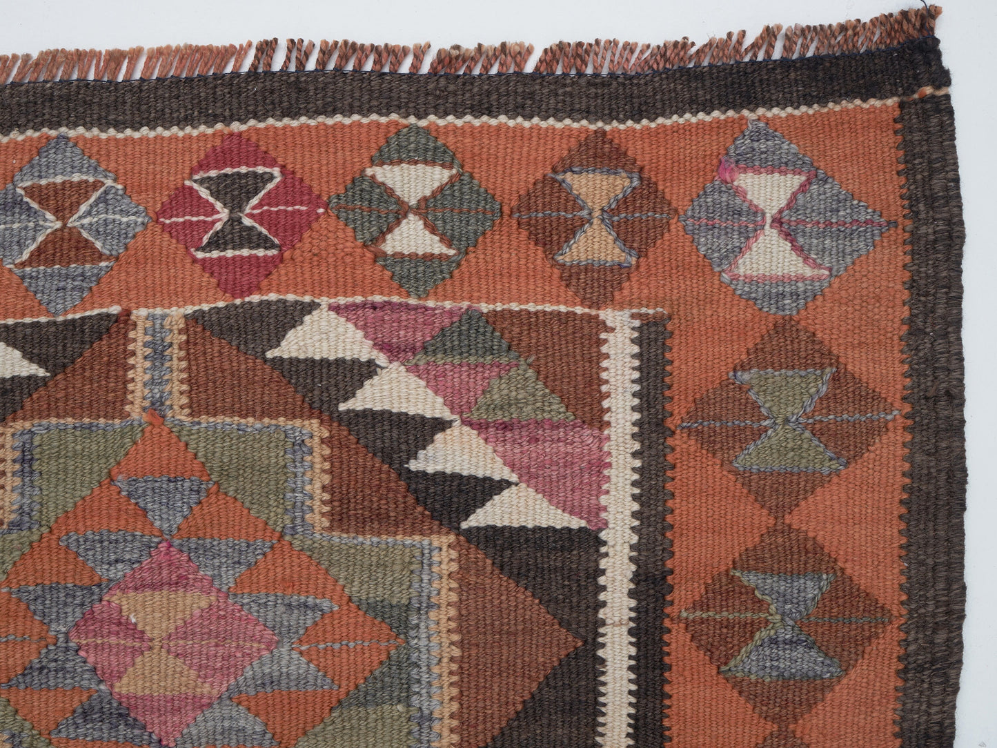 Rug Runner 3x11, Oushak Runner, Vintage Runner, Turkish Runner, Kilim Runner Rug, Kitchen Runner, Handmade Runner Rug, Anatolia Rug, 11434