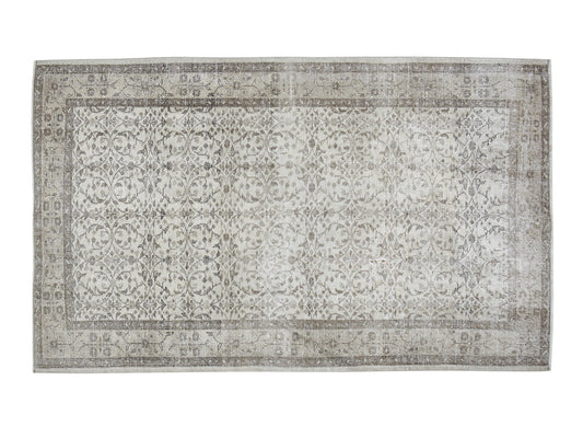 Vintage Rug, Handmade Rug, Area Rug, Oushak Rug, Turkish Rug, Primitive Rug, Living Room Rug, Turkish Carpet, Neutral Rug, Rug 5x8, 12426