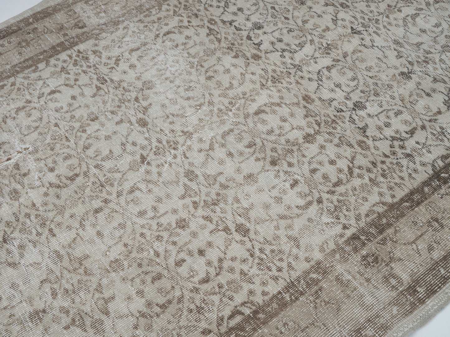 Vintage Rug, Handmade Rug, Area Rug, Oushak Rug, Turkish Rug, Primitive Rug, Living Room Rug, Turkish Carpet, Neutral Rug, Rug 5x8, 12426