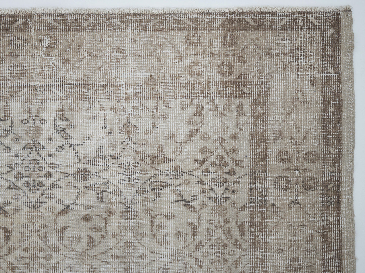 Vintage Rug, Handmade Rug, Area Rug, Oushak Rug, Turkish Rug, Primitive Rug, Living Room Rug, Turkish Carpet, Neutral Rug, Rug 5x8, 12426