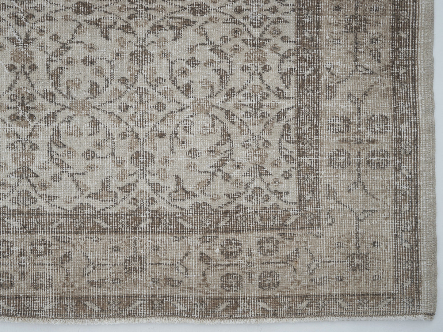 Vintage Rug, Handmade Rug, Area Rug, Oushak Rug, Turkish Rug, Primitive Rug, Living Room Rug, Turkish Carpet, Neutral Rug, Rug 5x8, 12426