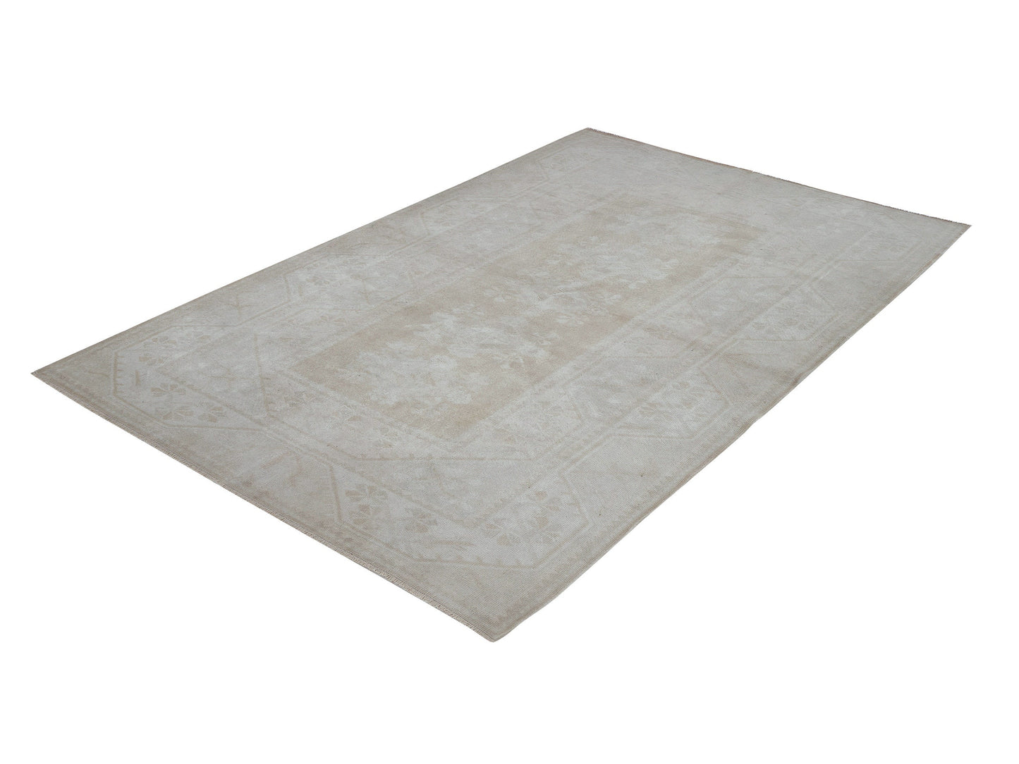 Area Vintage Rug, Oushak Handmade Rug, Turkish Unique Rug, Neutral Muted Rug, Living Room Rug, Carpet Rug, Turkey Rug, Rug 5x8, 12431