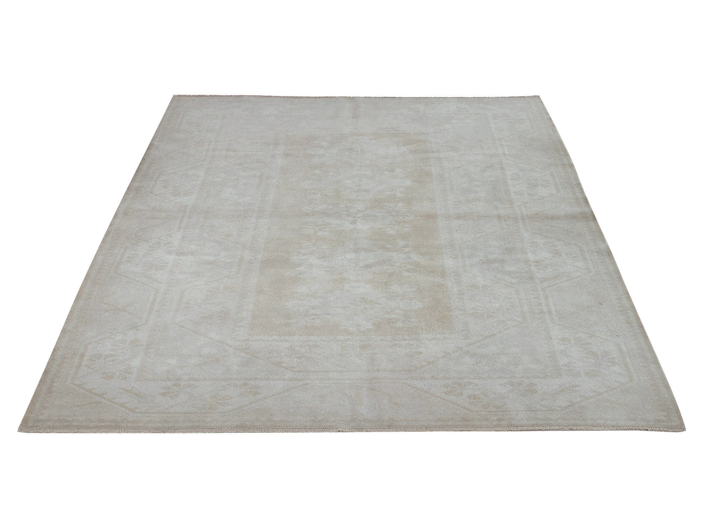 Area Vintage Rug, Oushak Handmade Rug, Turkish Unique Rug, Neutral Muted Rug, Living Room Rug, Carpet Rug, Turkey Rug, Rug 5x8, 12431