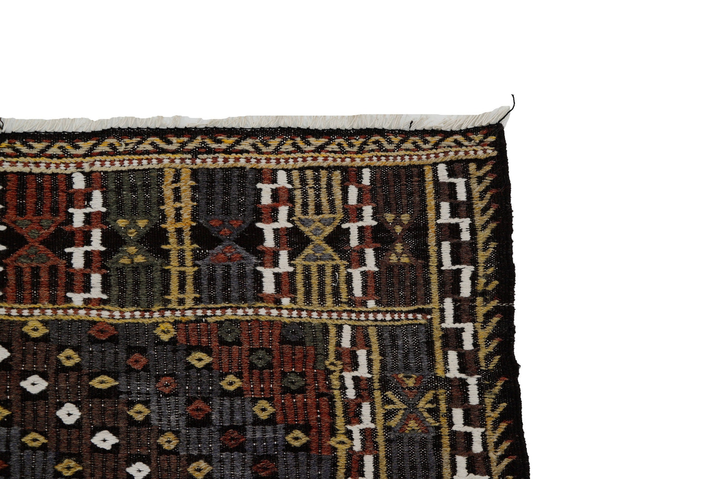 Blue Turkish Kilim, Vintage Kilim, Handmade Plaid Area Rug, Turkish Rug, Rug Kilim, Living Room Rug, Turkish Kilim Rug, Kilim Rug 6x9, 8054