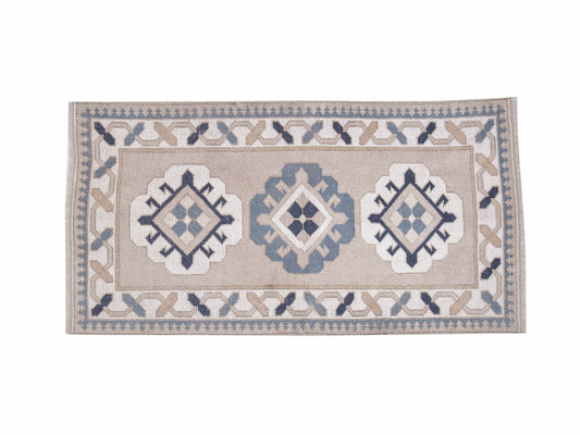 Vintage Rug, Handmade Rug, Turkish Rug, Oushak Rug, Area Rug, Neutral Rug, Bohemian Rug, Carpet Rug, Turkish Carpet, Rug 2x4, 12290