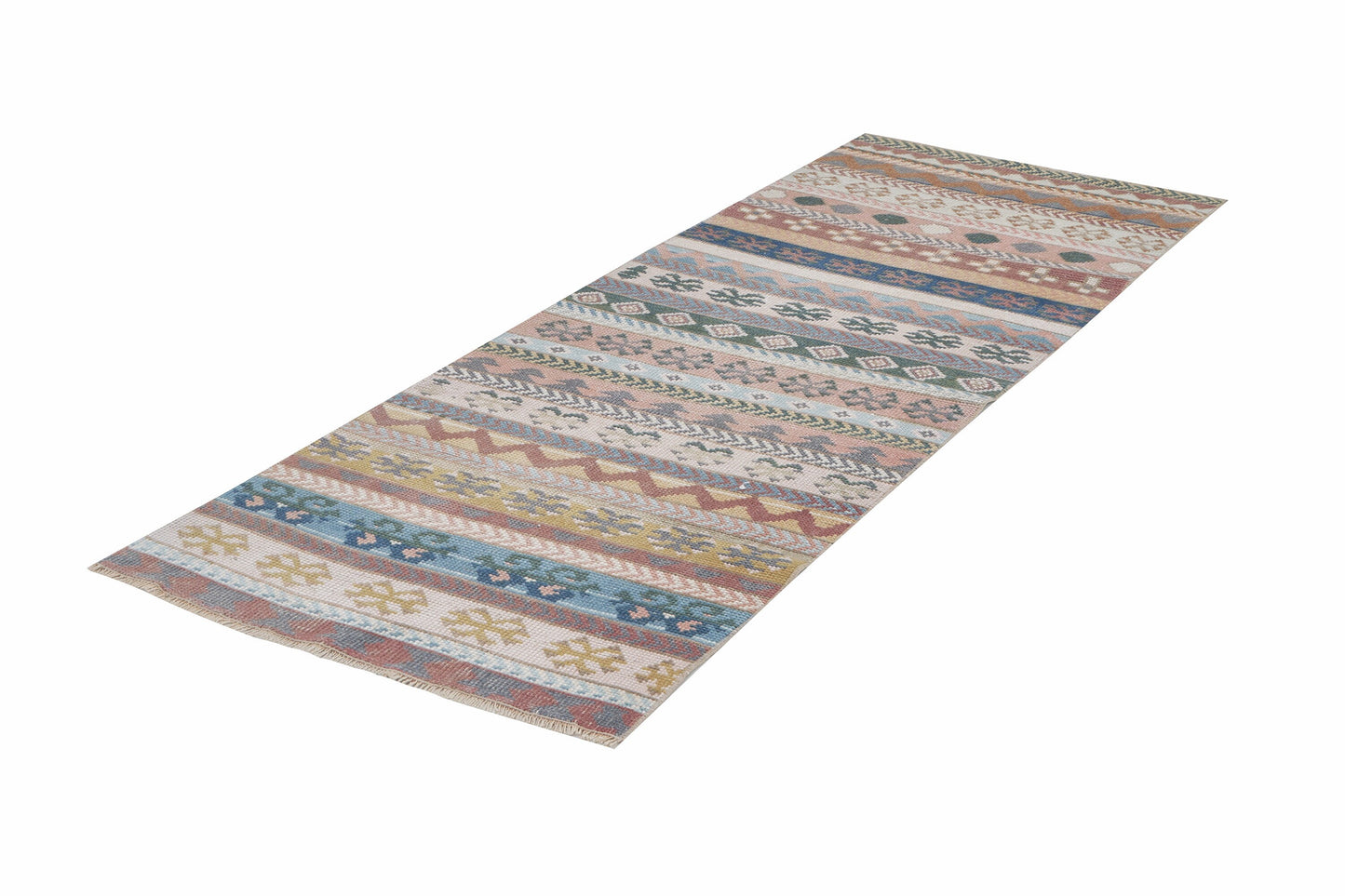 Handmade Oushak Rug, Vintage Area Rug, Turkish Eclectic Rug, Neutral Faded Rug, Bohemian Rug, Turkey Rug, Rug 3x6, Vintage Carpet, 12325