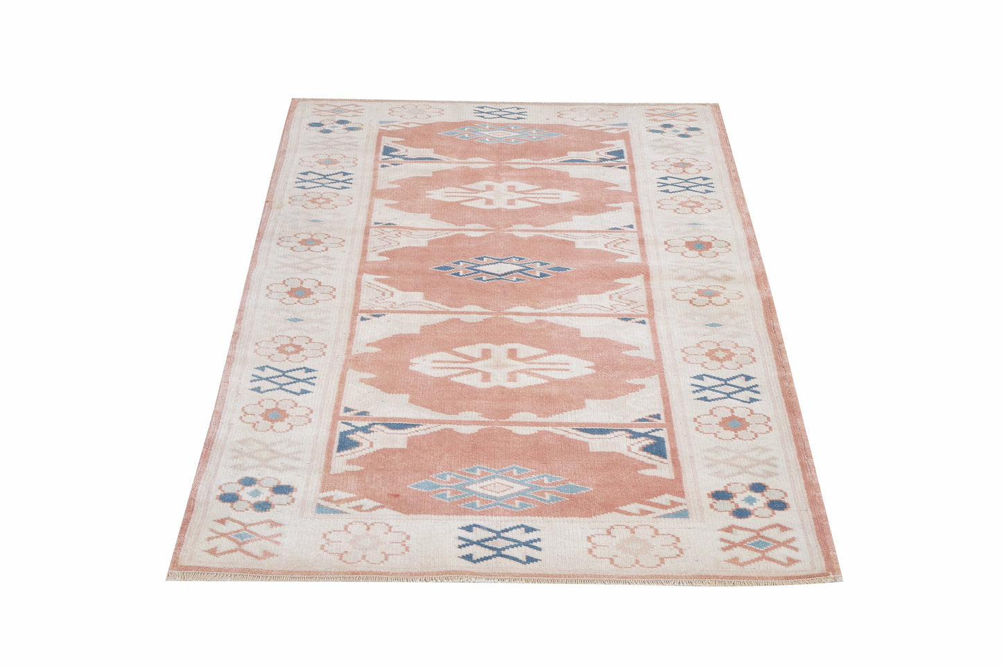 Turkish Rug, Vintage Rug, Area Rug, Oushak Rug, Handmade Rug, Neutral Rug, Bohemian Rug, Bedroom Rug, Carpet Rug, Rug 3x5, Turkey Rug, 12370
