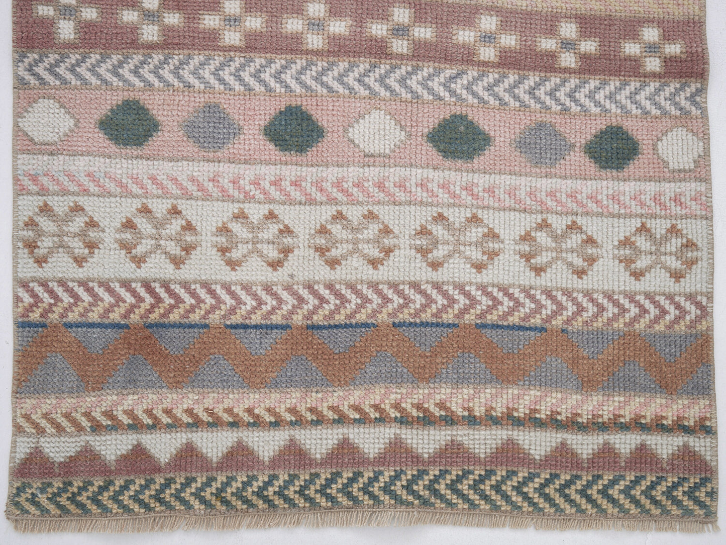 Handmade Oushak Rug, Vintage Area Rug, Turkish Eclectic Rug, Neutral Faded Rug, Bohemian Rug, Turkey Rug, Rug 3x6, Vintage Carpet, 12325
