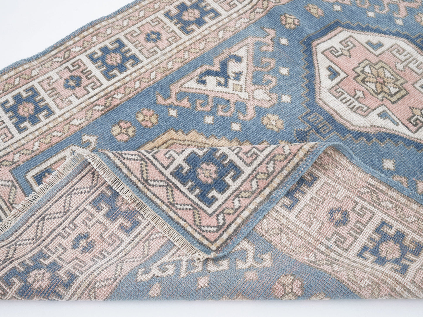 Handmade Oushak Rug, Turkish Vintage Area Rug, Anatolia Eclectic Rug, Bedroom Rug, Carpet Rug, Bohemian Rug, Turkey Rug, Rug 4x6, 12356