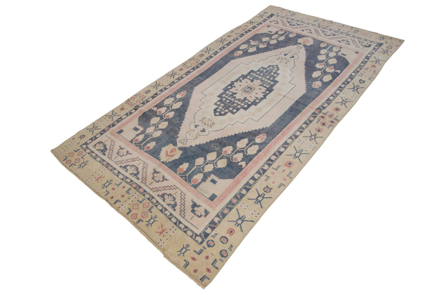 Oushak Rug Antique, Traditional Vintage Rug, Turkish Rug Carpet, Area Rug 5x10, Handmade Rug, Anatolia Rug, Bedroom rug, Office rug, 7728