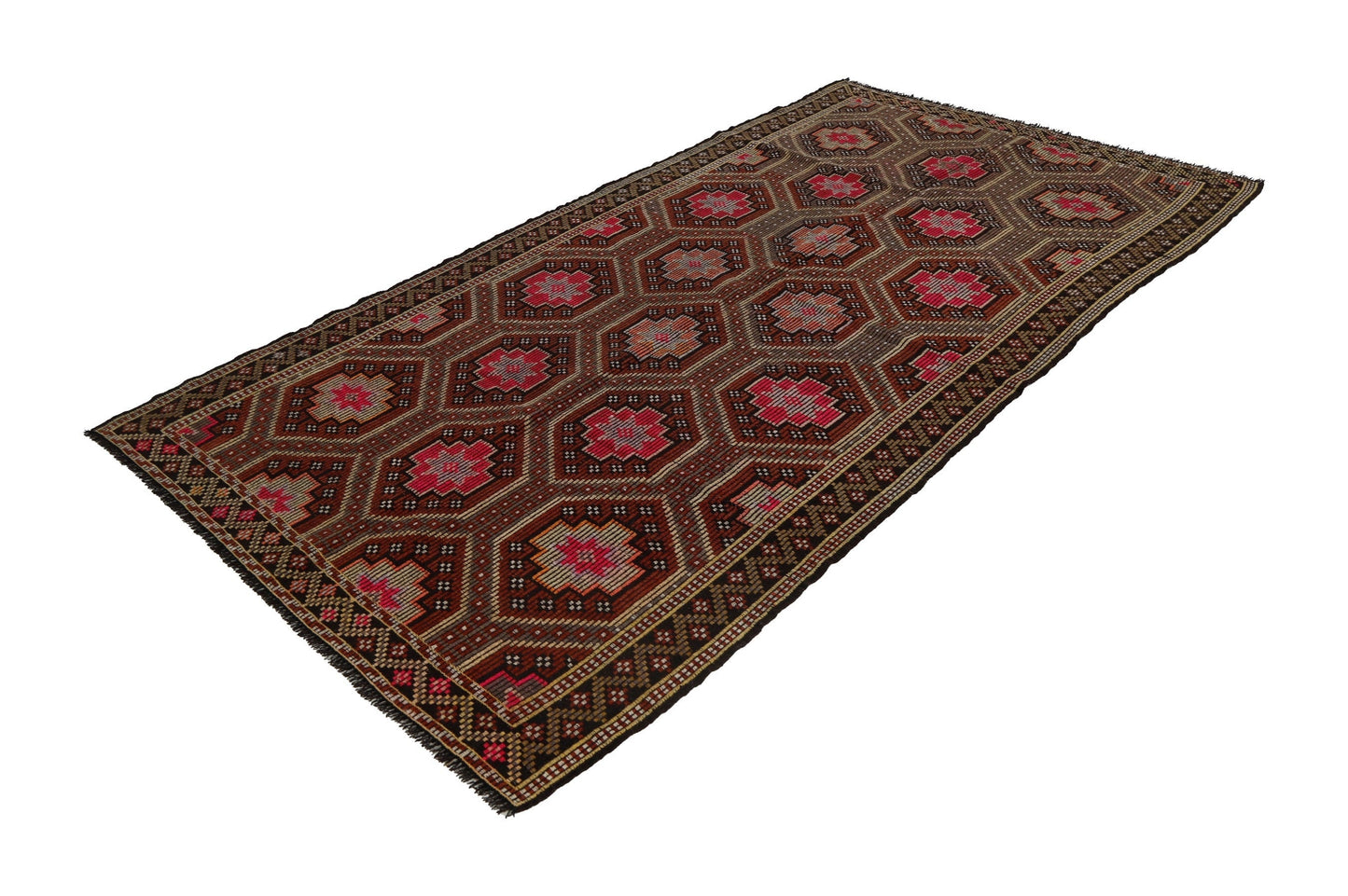 6x9 Kilim rug, Large Turkish Vintage Rug, Handmade Unique Boho Rug, Area Contemporary Rug, One-of-a-kind, Shabby chic, 8042