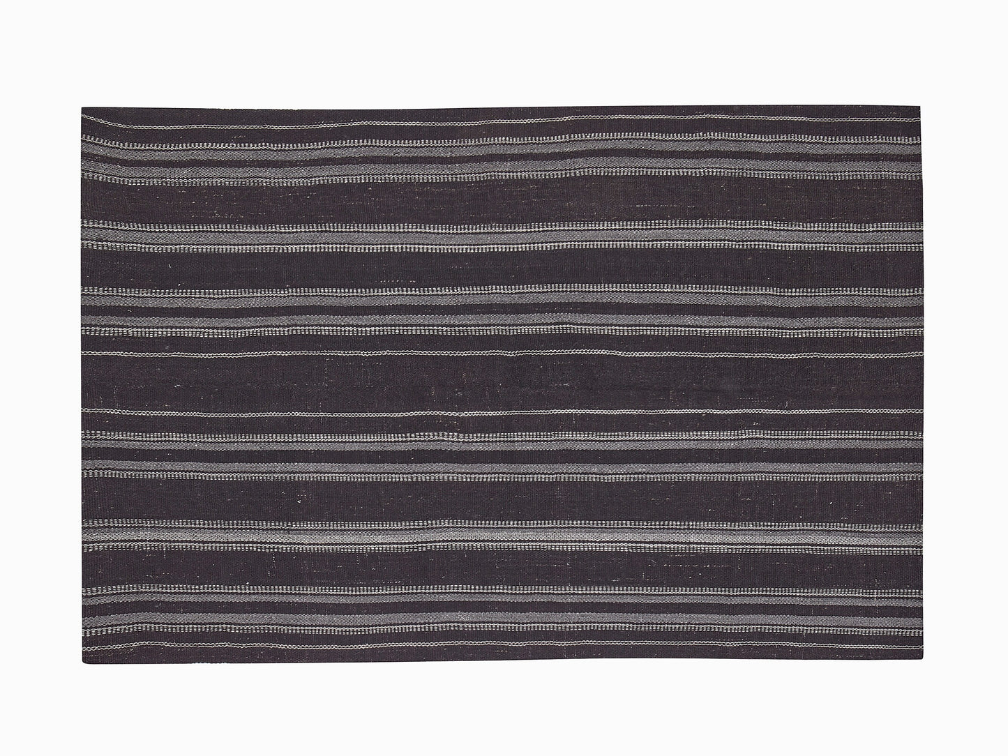 Handmade Kilim Rug, Area Kilim Rug, Turkish Kilim Rug, Vintage Kilim Rug, Neutral Striped Kilim Rug, Kilim Rug 5x7, Rug Kilim, 12205