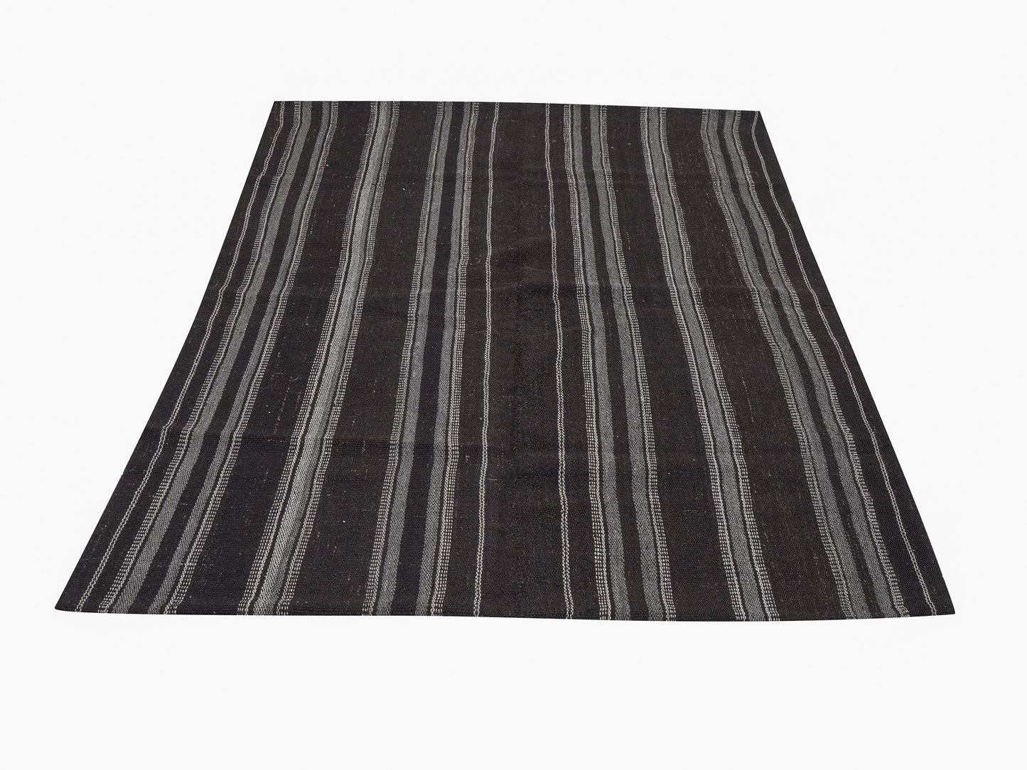Handmade Kilim Rug, Area Kilim Rug, Turkish Kilim Rug, Vintage Kilim Rug, Neutral Striped Kilim Rug, Kilim Rug 5x7, Rug Kilim, 12205