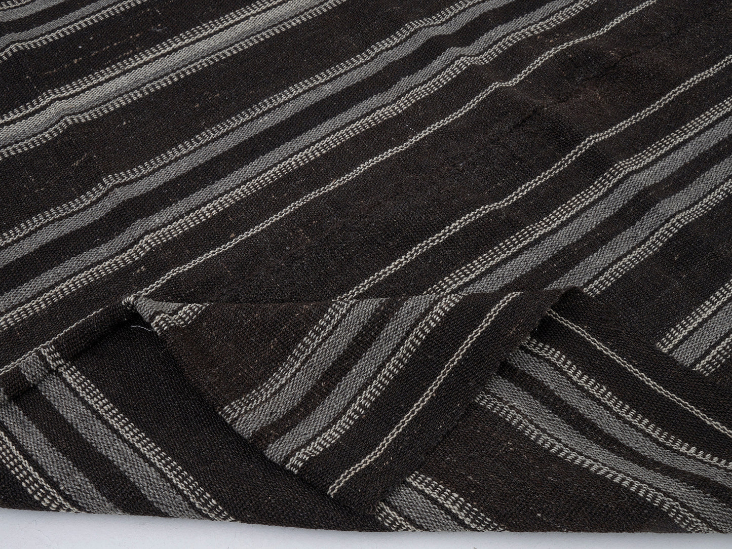 Handmade Kilim Rug, Area Kilim Rug, Turkish Kilim Rug, Vintage Kilim Rug, Neutral Striped Kilim Rug, Kilim Rug 5x7, Rug Kilim, 12205