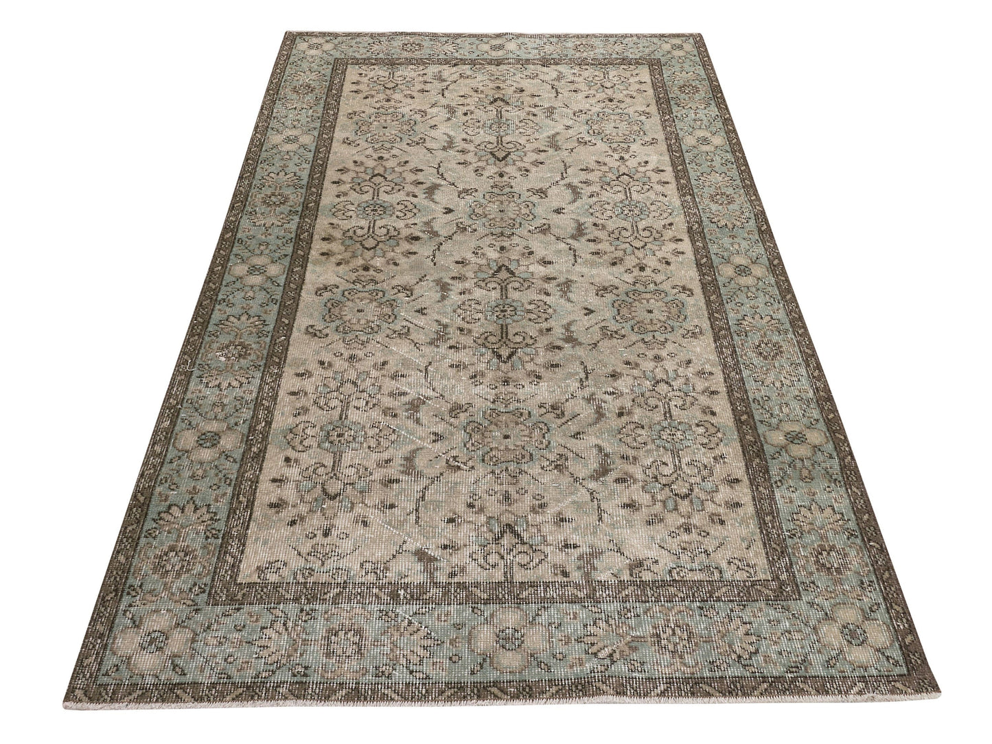 Turkish rug, Oushak Rug, Vintage Rug, Carpet rug, Area rug, Handmade Rug, Turkish Carpet, Vintage Carpet,Rug 4x7, Oushak Carpet, 9450