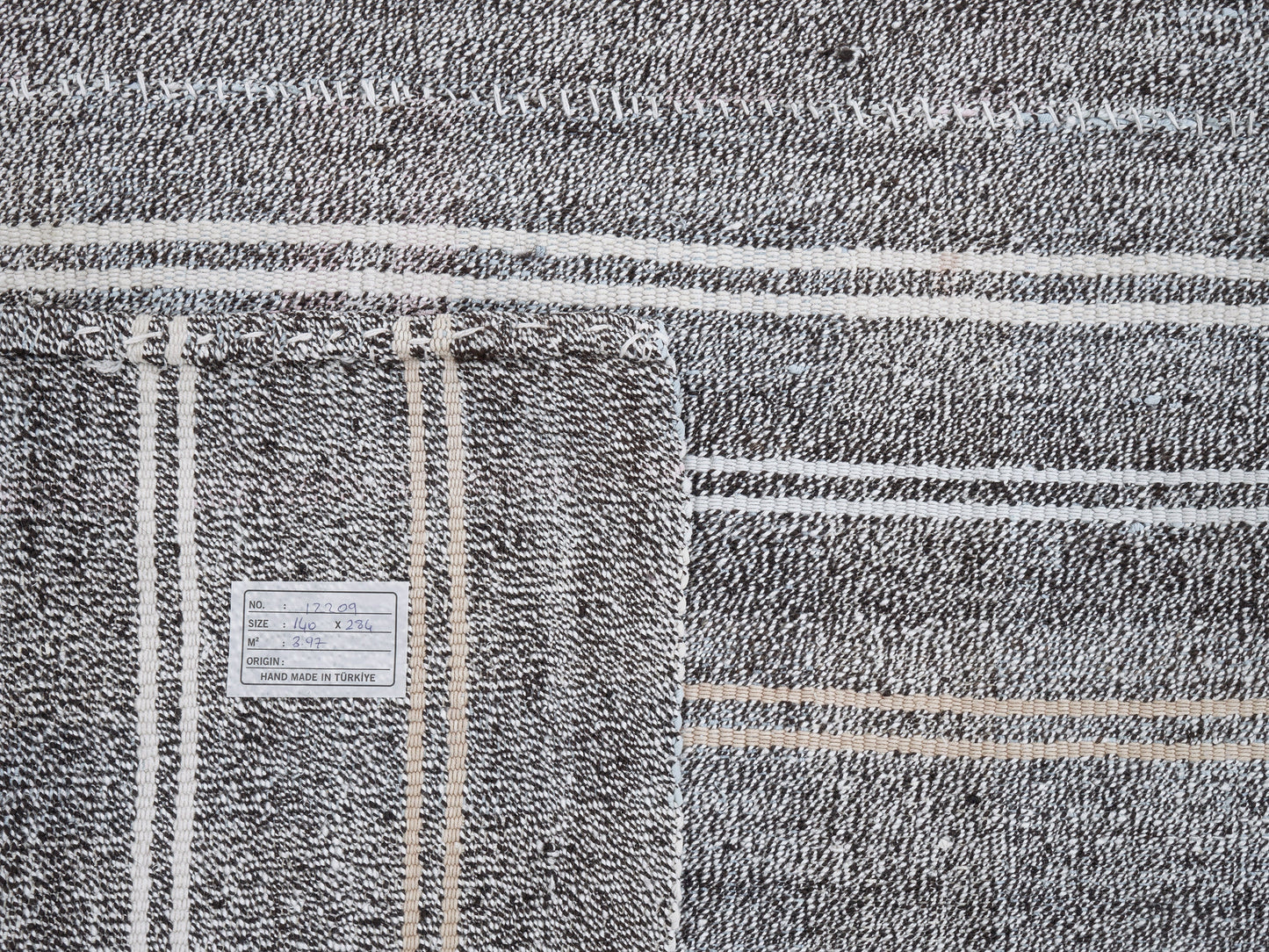 Area Vintage Kilim Rug, Turkish Unique Kilim Rug, Handmade Muted Kilim Rug, Neutral Floor Rug, Kilim Rug 5x9, Bedroom Rug, Gray Rug, 12209