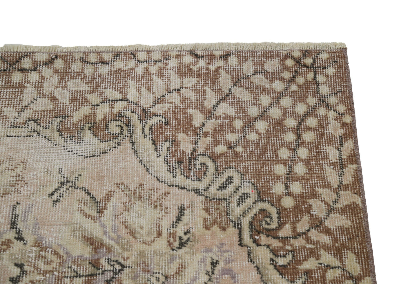 Beige rug 6x9 ,Turkish rug, Vintage rug, Oushak rug ,Carpet rug, Area Rug 6x9, Faded rug ,Pale rug, Bedroom rug, One of a kind rug,7105