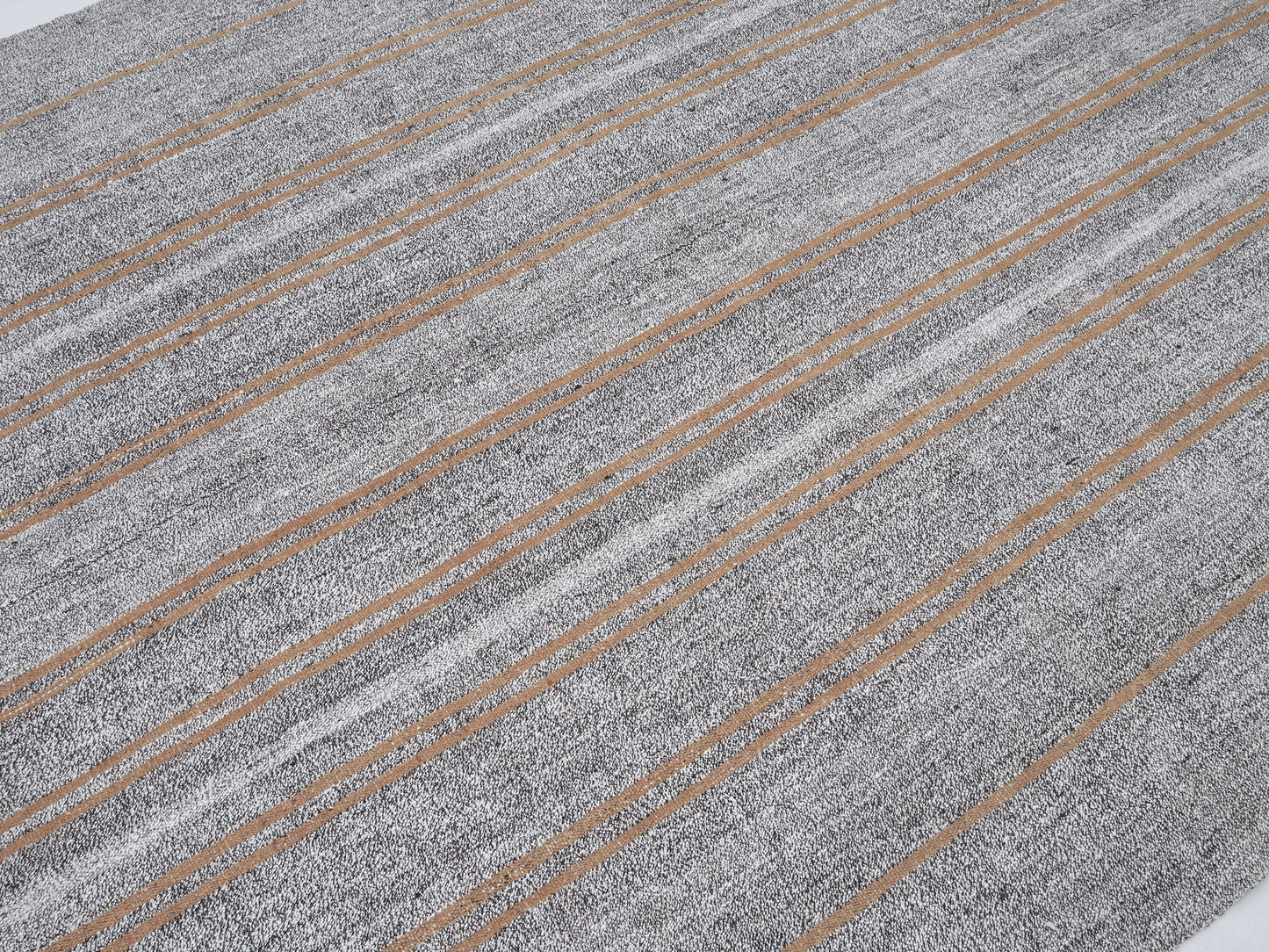 Handmade Area Kilim Rug, Turkish Antique Kilim Rug, Vintage Faded Kilim Rug, Coastal Decor, Gray Rug, Bedroom Rug, Kilim Rug 7x9, 12218