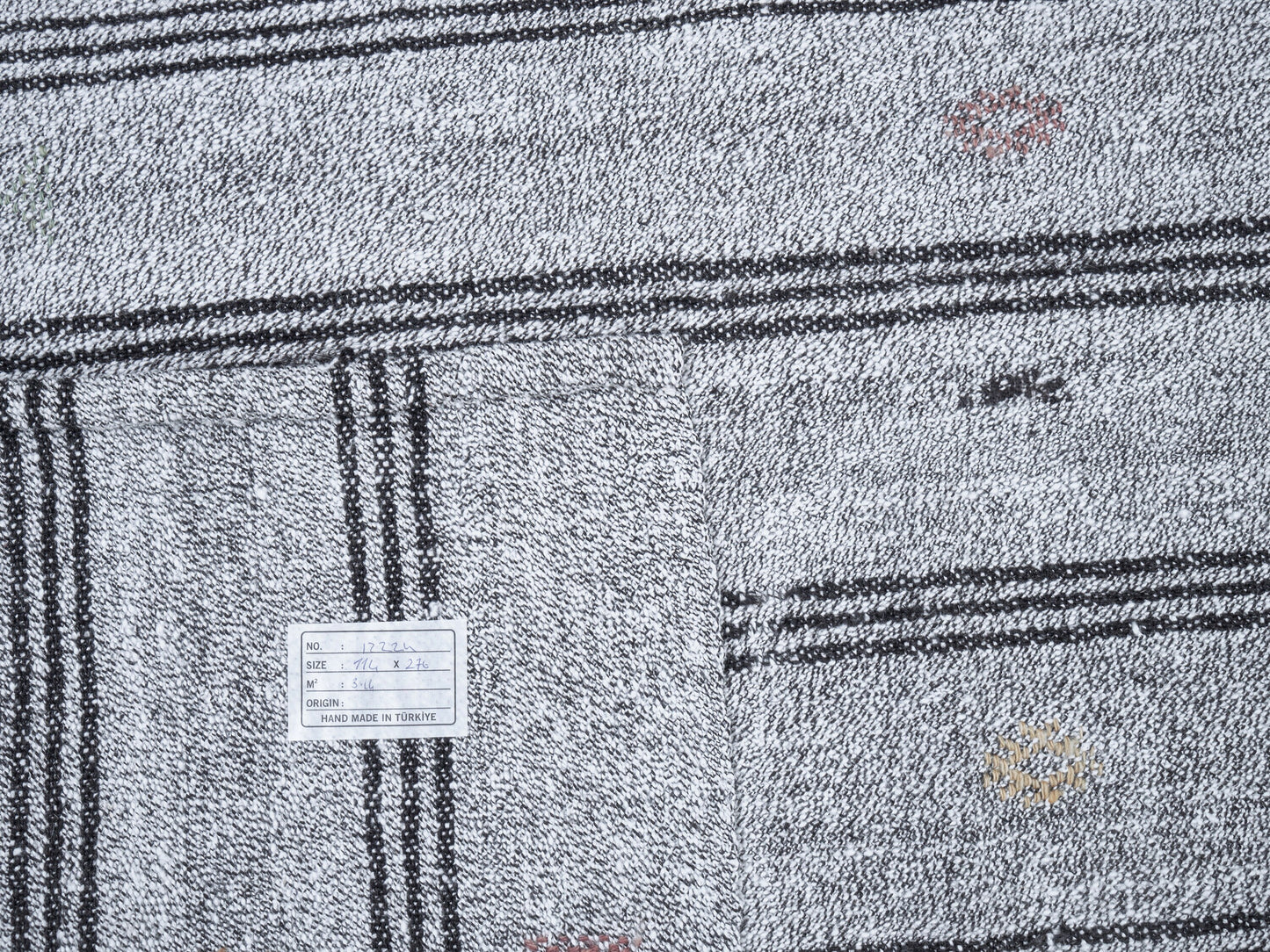 Vintage Runner, Handmade Runner Rug, Turkish Runner, Neutral Faded Rug, Kilim Runner, Long Runner, Runner Rug 4x9, Scandinavian Rug, 12224