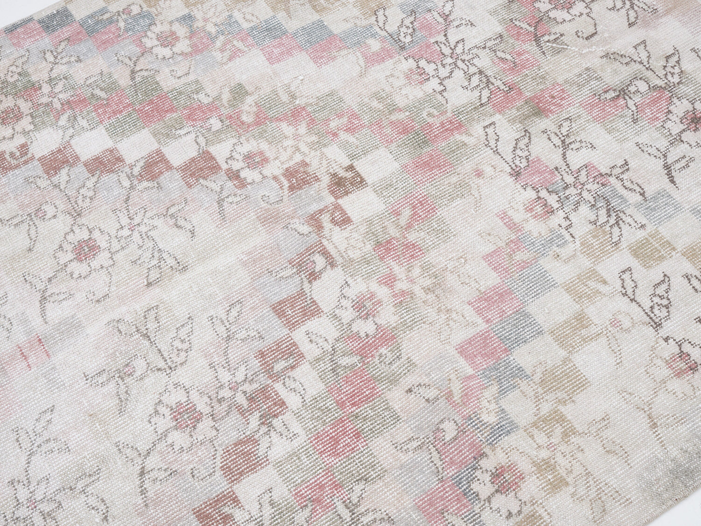 Handmade Area Rug, Turkish Vintage Rug, Oushak Unique Rug, Neutral Muted Rug, Bedroom Rug, Coastal Decor, Rug 4x8, Turkish Carpet, 12395