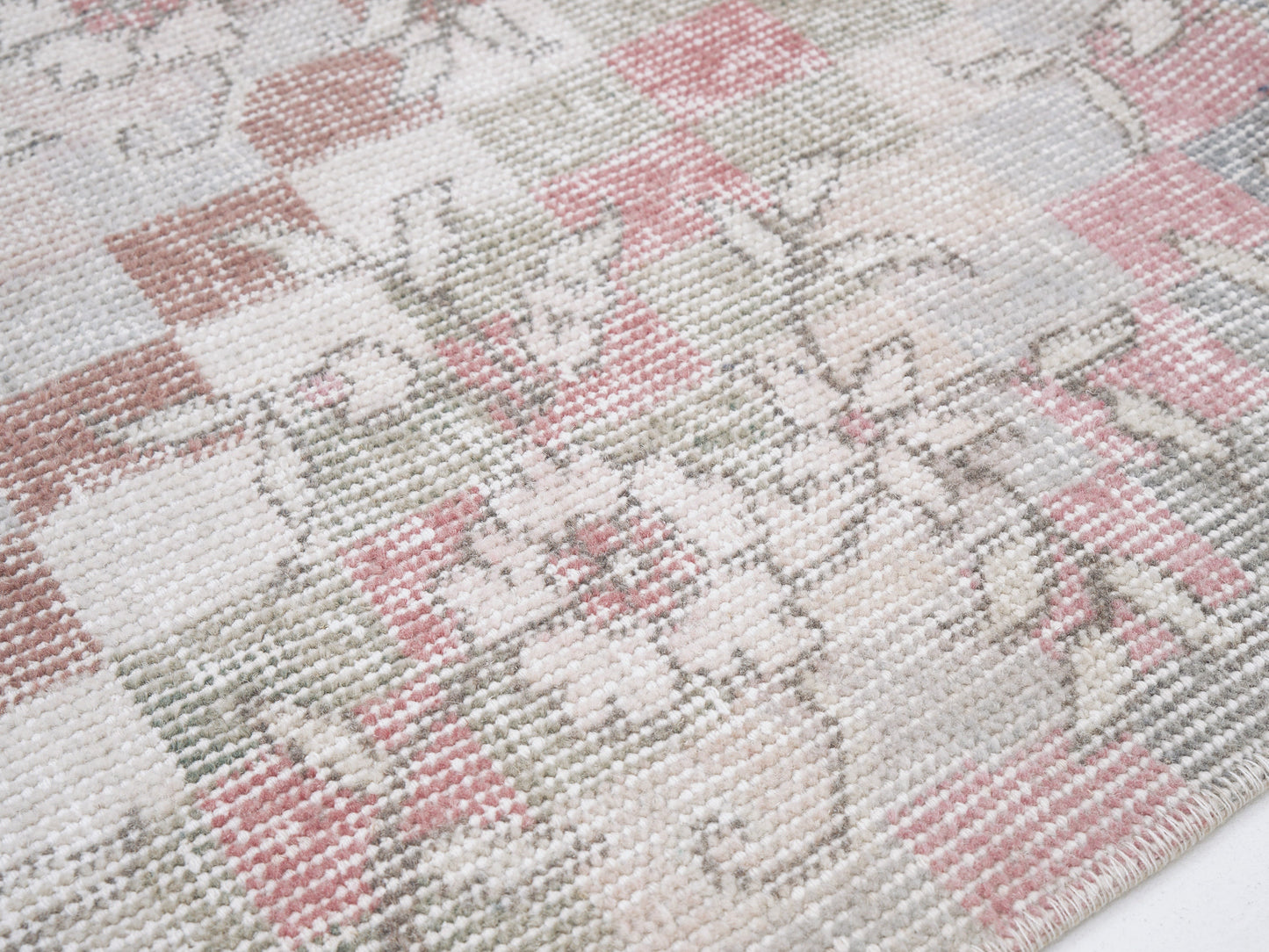 Handmade Area Rug, Turkish Vintage Rug, Oushak Unique Rug, Neutral Muted Rug, Bedroom Rug, Coastal Decor, Rug 4x8, Turkish Carpet, 12395