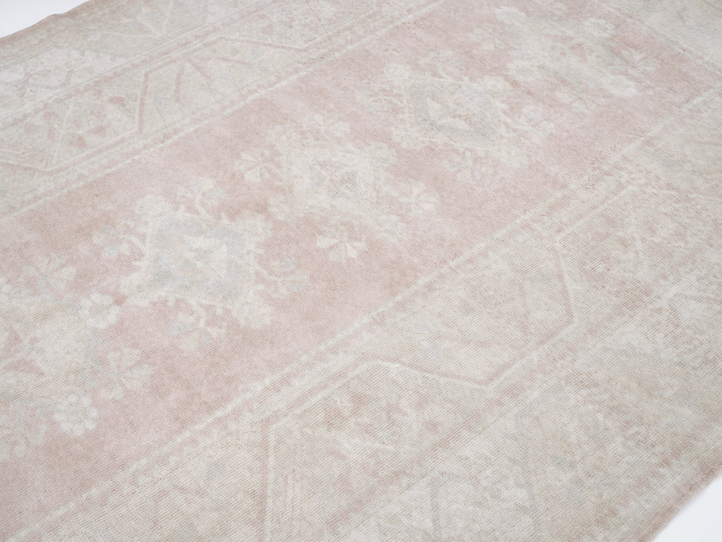 Turkish Oushak Rug, Vintage Handmade Area Rug, Neutral Muted Rug, Scandinavian Rug, Turkey Rug, Vintage Carpet, Rug 5x8, Carpet Rug, 12470