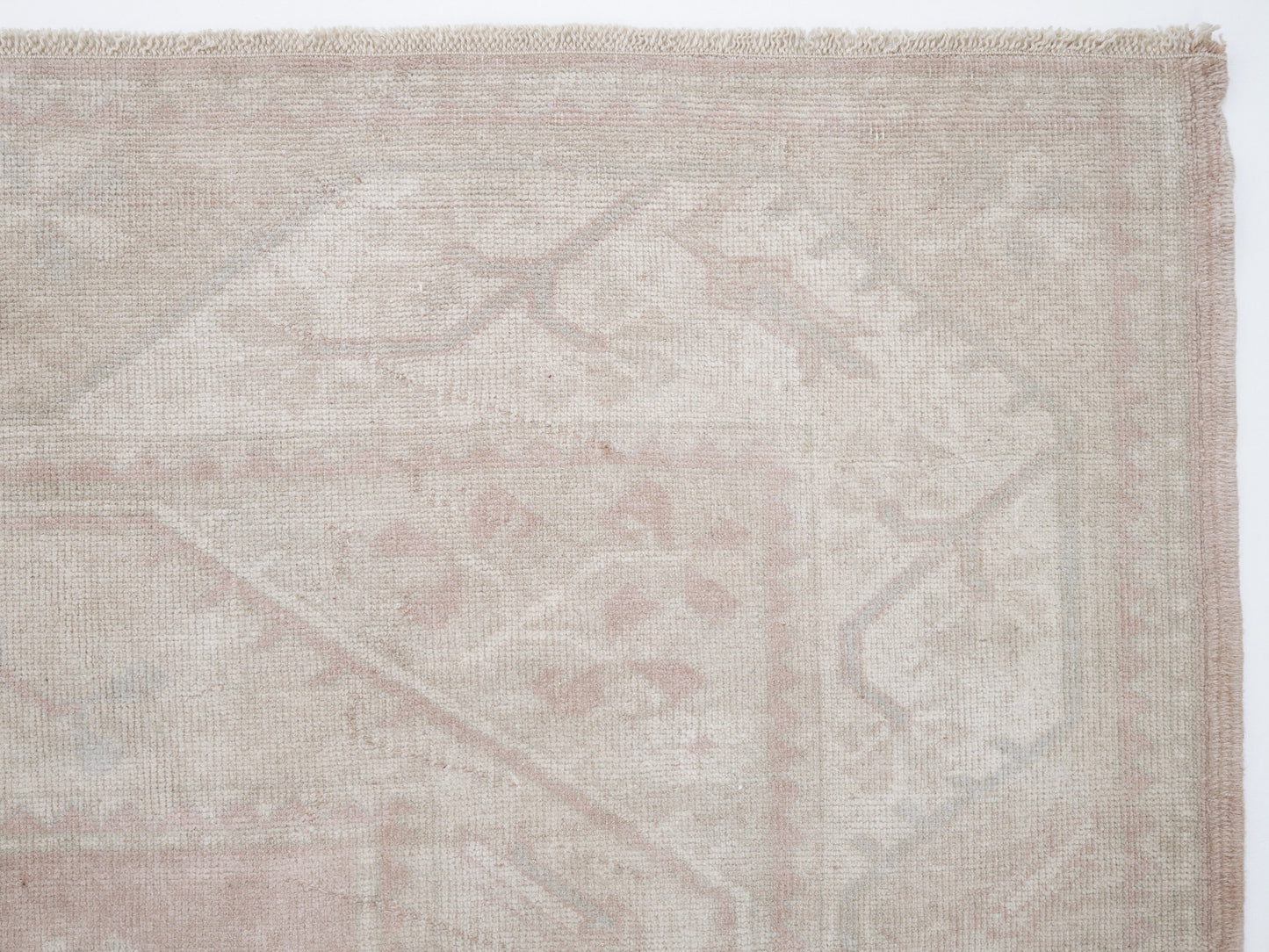 Turkish Oushak Rug, Vintage Handmade Area Rug, Neutral Muted Rug, Scandinavian Rug, Turkey Rug, Vintage Carpet, Rug 5x8, Carpet Rug, 12470