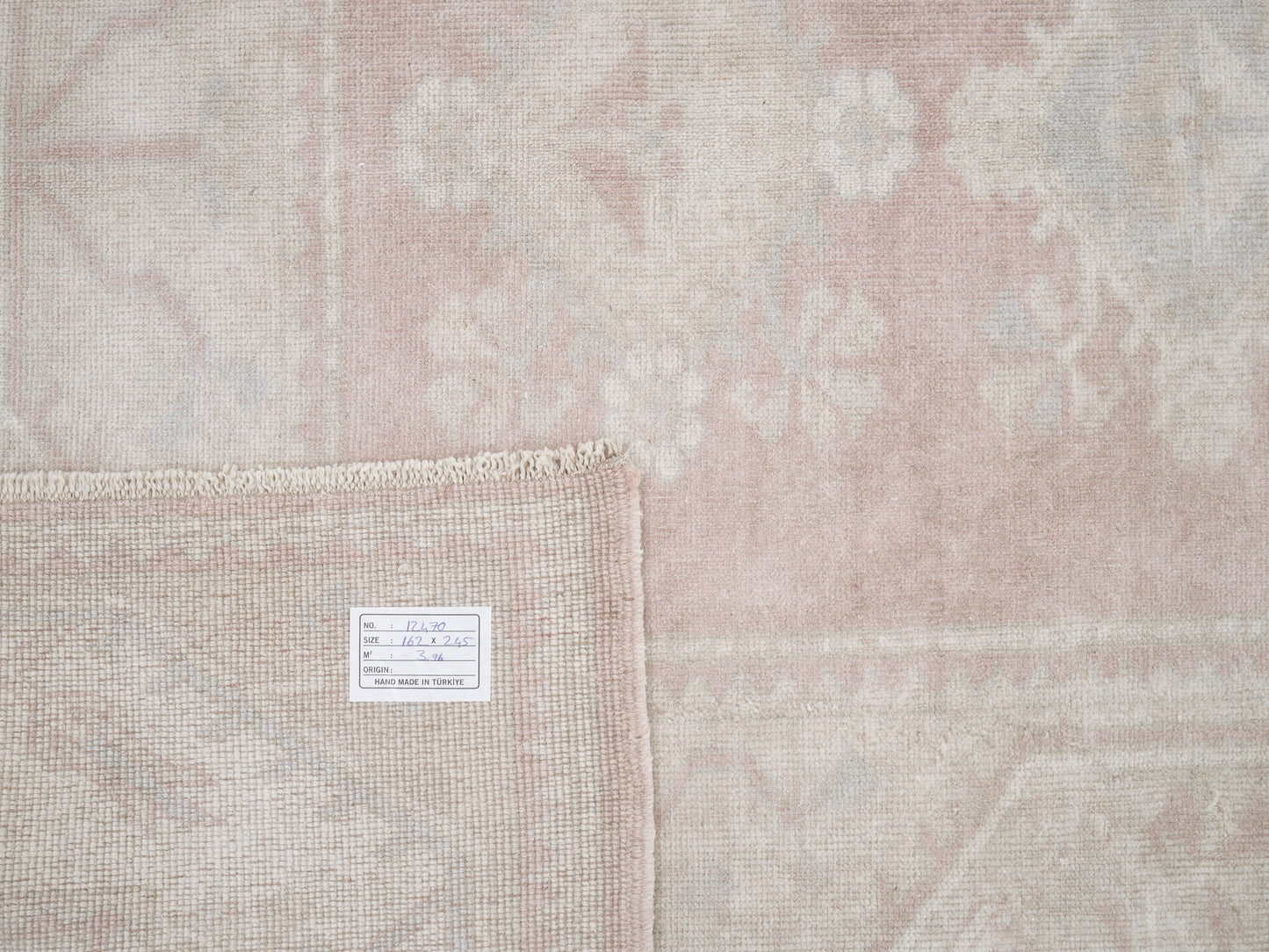 Turkish Oushak Rug, Vintage Handmade Area Rug, Neutral Muted Rug, Scandinavian Rug, Turkey Rug, Vintage Carpet, Rug 5x8, Carpet Rug, 12470