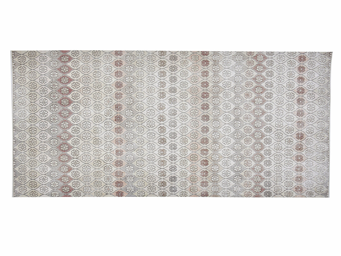 Turkish Vintage Oushak Rug, Handmade Unique Rug, Neutral Area Rug, Carpet Rug, Living Room Rug, Gray Rug, Scandinavian Rug, Rug 5x9, 12338