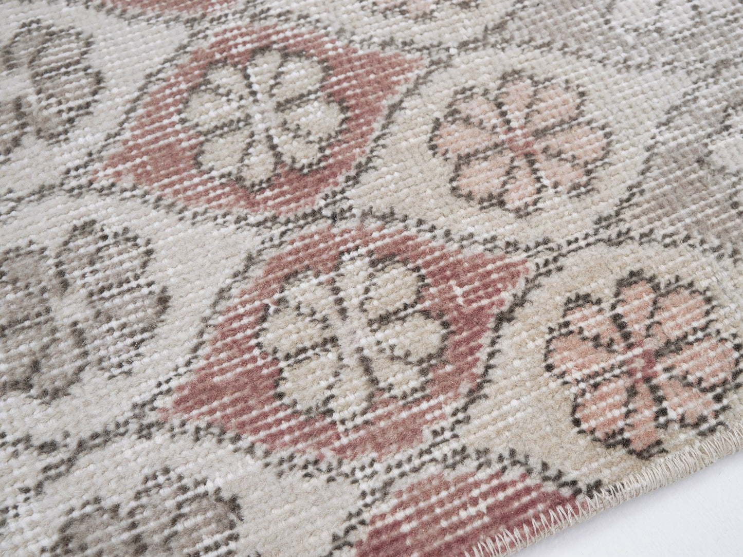 Turkish Vintage Oushak Rug, Handmade Unique Rug, Neutral Area Rug, Carpet Rug, Living Room Rug, Gray Rug, Scandinavian Rug, Rug 5x9, 12338