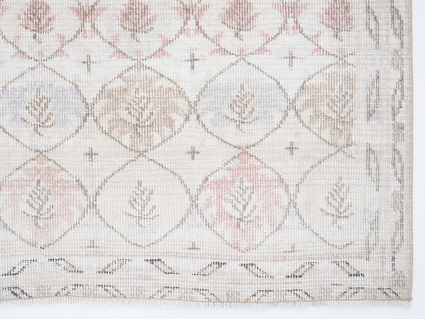 Handmade Rug, Vintage Rug, Oushak Rug, Turkish Rug, Area Rug, Neutral Rug, Living Room Rug, Contemporary Decor, Turkey Rug, Rug 4x7, 12337