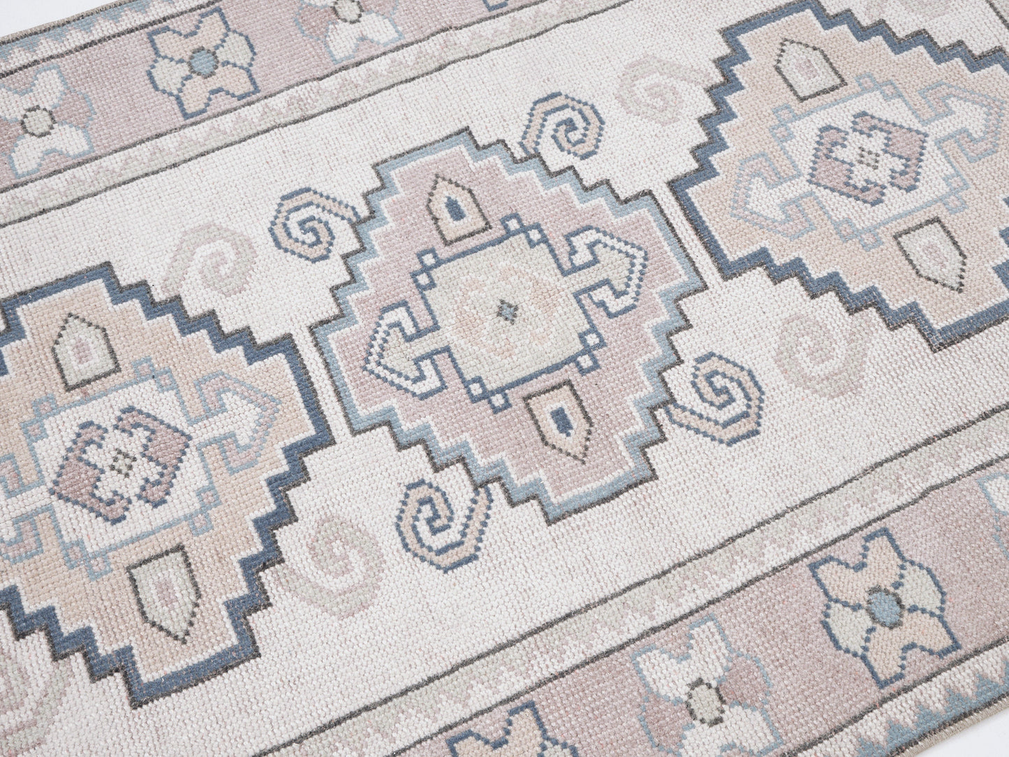Turkish Rug, Vintage Rug, Handmade Rug, Oushak Rug, Area Rug, Neutral Rug, Living Room Rug, Carpet Rug, Coastal Decor, Rug 3x5, 12288