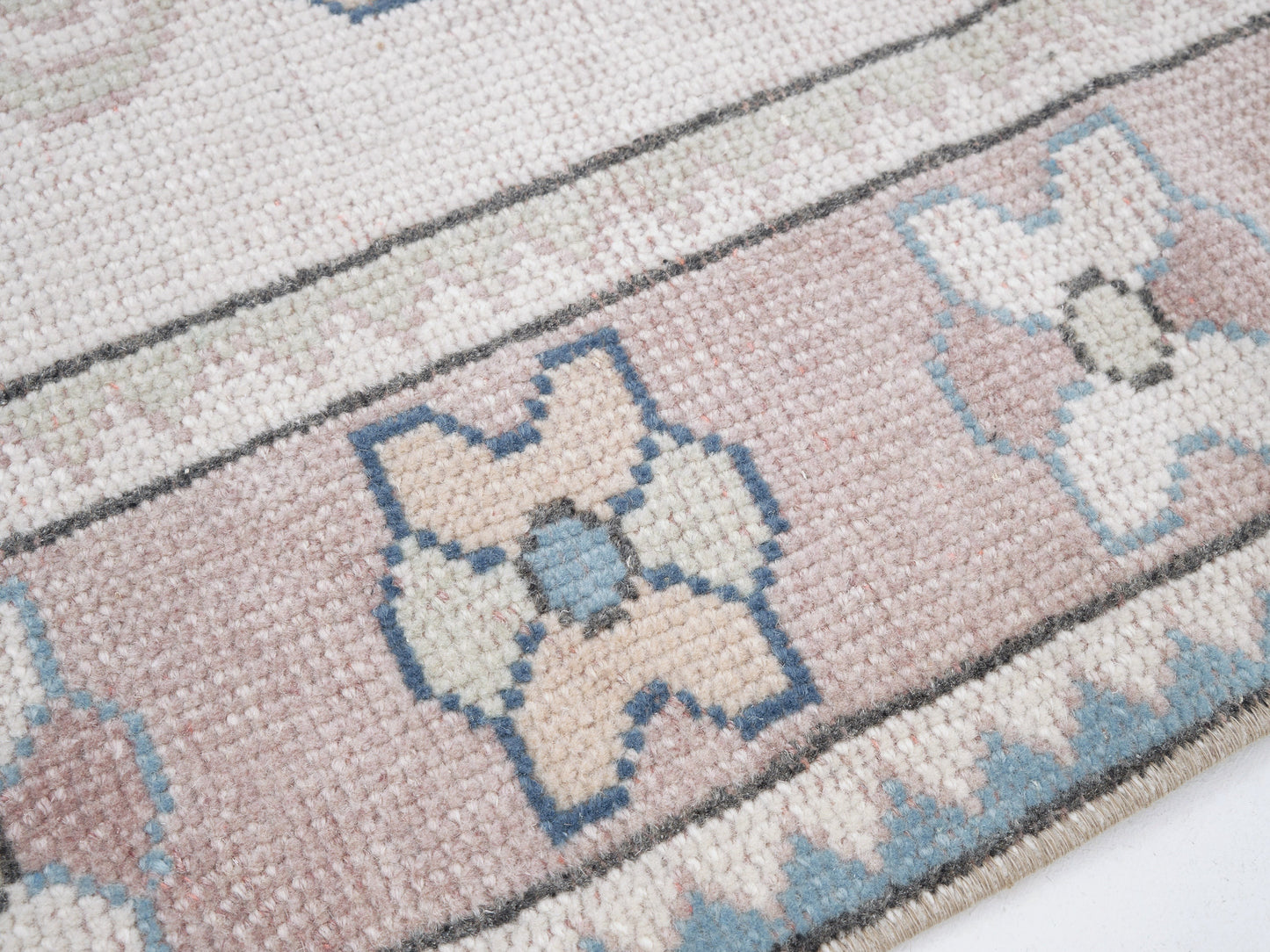 Turkish Rug, Vintage Rug, Handmade Rug, Oushak Rug, Area Rug, Neutral Rug, Living Room Rug, Carpet Rug, Coastal Decor, Rug 3x5, 12288