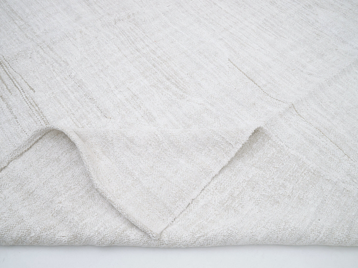 Turkish Handmade Kilim Rug, Vintage Flat Weave Kilim Rug, Area Kilim Rug, Oversize Rug, Office Rug, White Large Rug, Kilim Rug 9x12, 12279