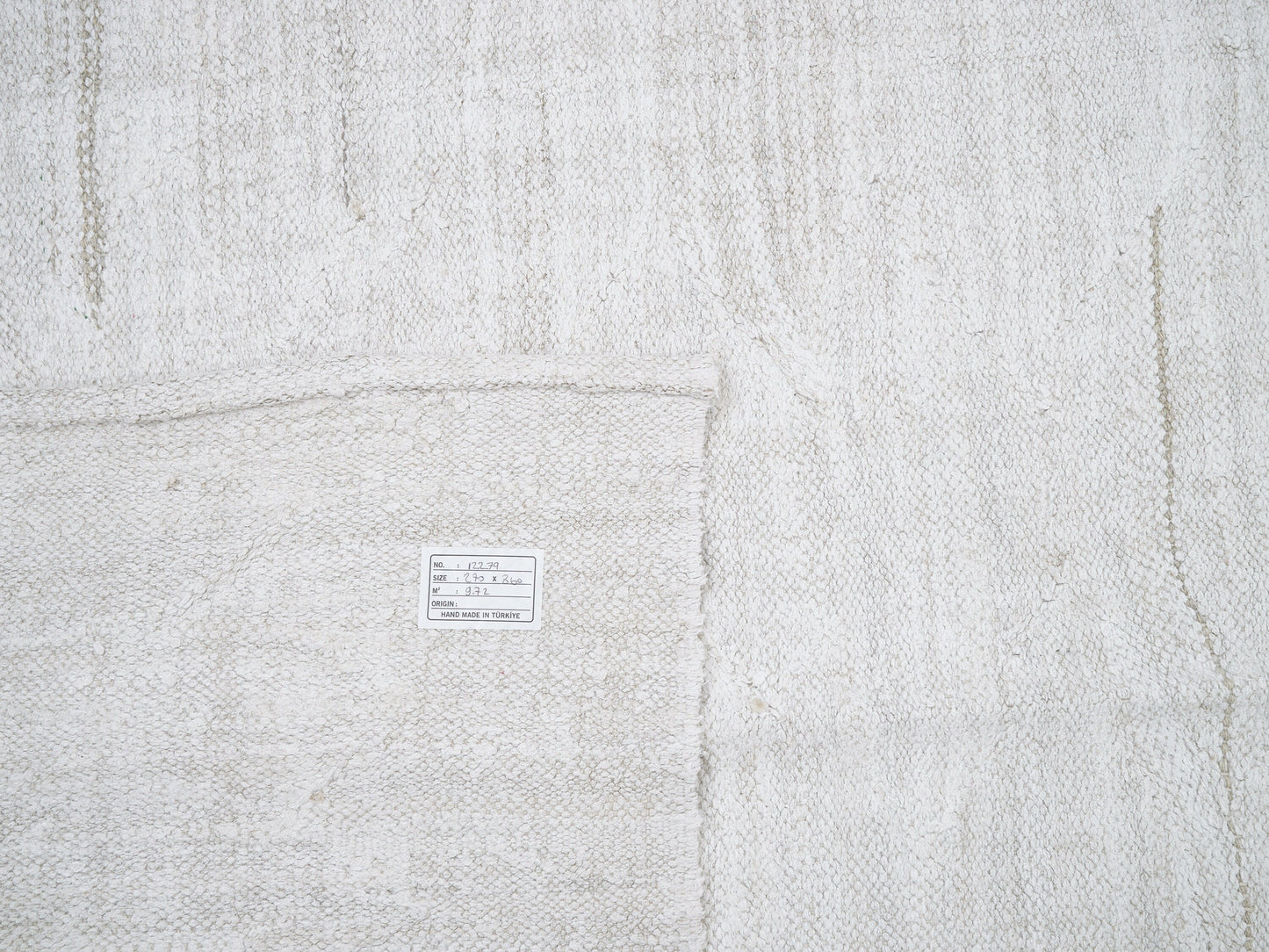 Turkish Handmade Kilim Rug, Vintage Flat Weave Kilim Rug, Area Kilim Rug, Oversize Rug, Office Rug, White Large Rug, Kilim Rug 9x12, 12279