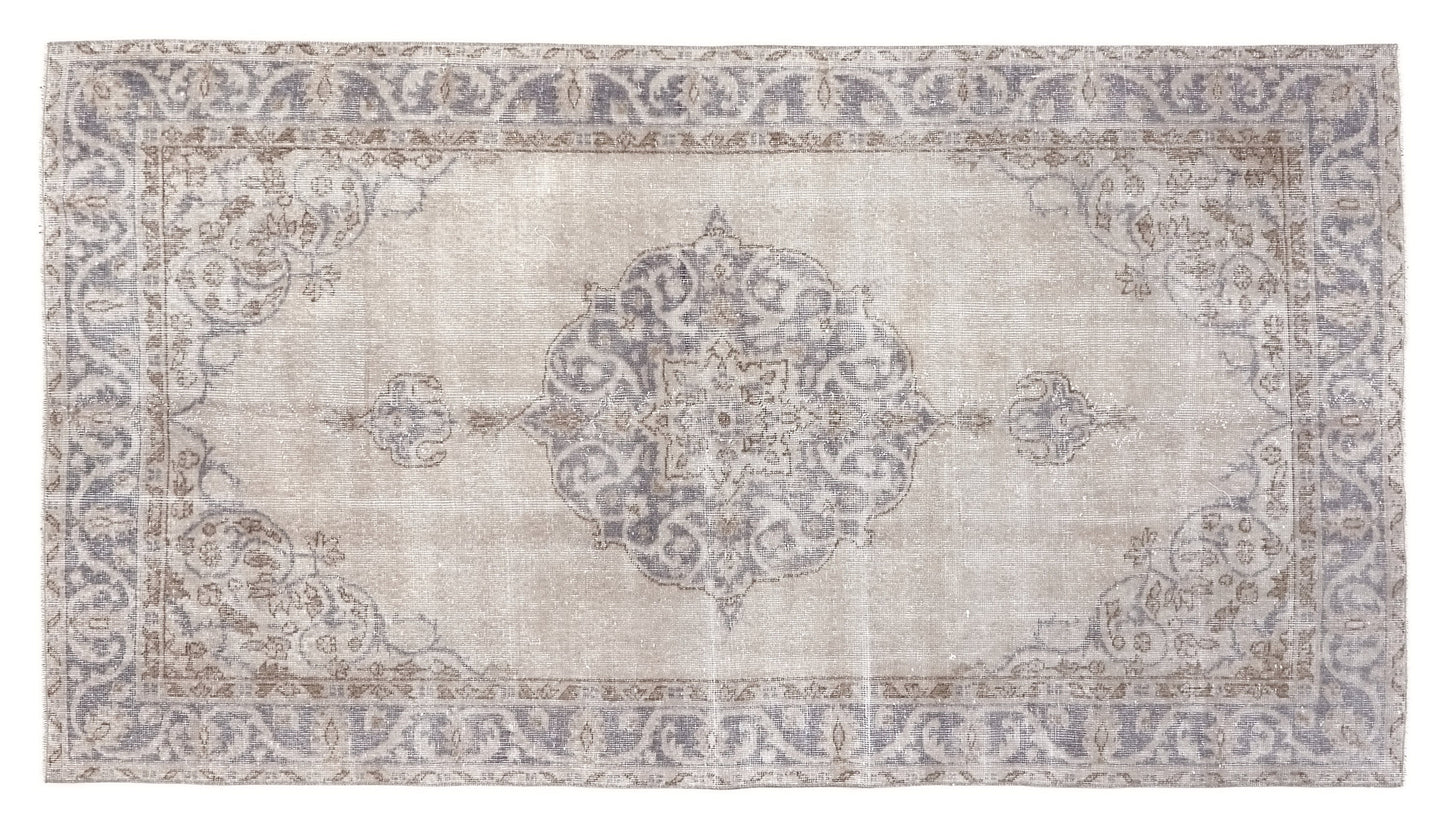 Vintage Rug, 5x8 Rug, Turkish rug 5x8, Eclectic rug, Bedroom rug, Boho rug, Area rug, Wool rug, One of a kind rug, Oushak Carpet Rug, 10286