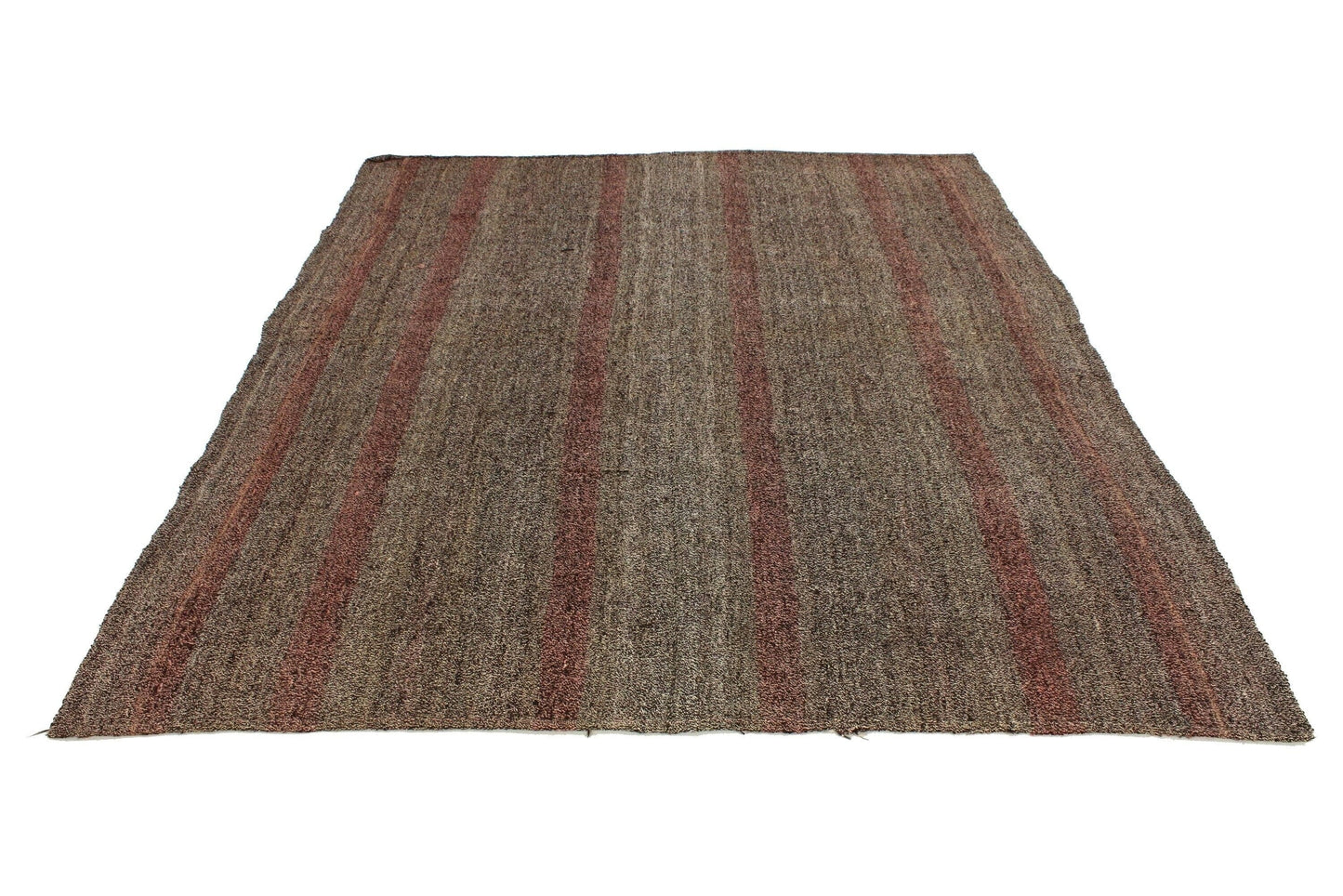 Brown Kilim Rug, Turkish Kilim 7x9, Vintage Kilim, Kilim Rug, Living Room Rug, Handmade Kilim Rug, One of a Kind Kilim, Area Kilim Rug, 3345