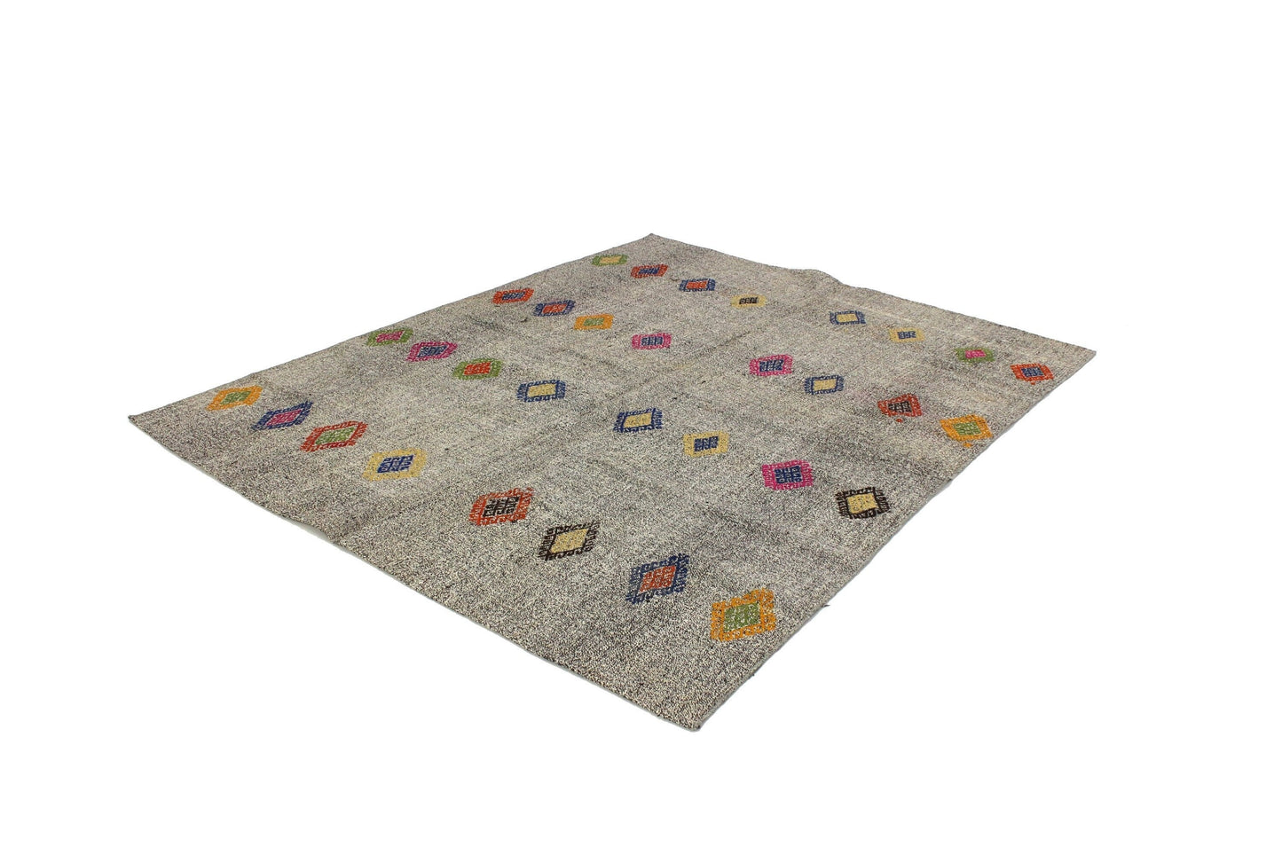 Kilim Rug 6x8, Handmade Unique Kilim Rug, Vintage Kilim Rug, Turkish Kilim, Living Room Rug, Area Kilim Rug, Bohemian Rug, Wool Rug, 3689