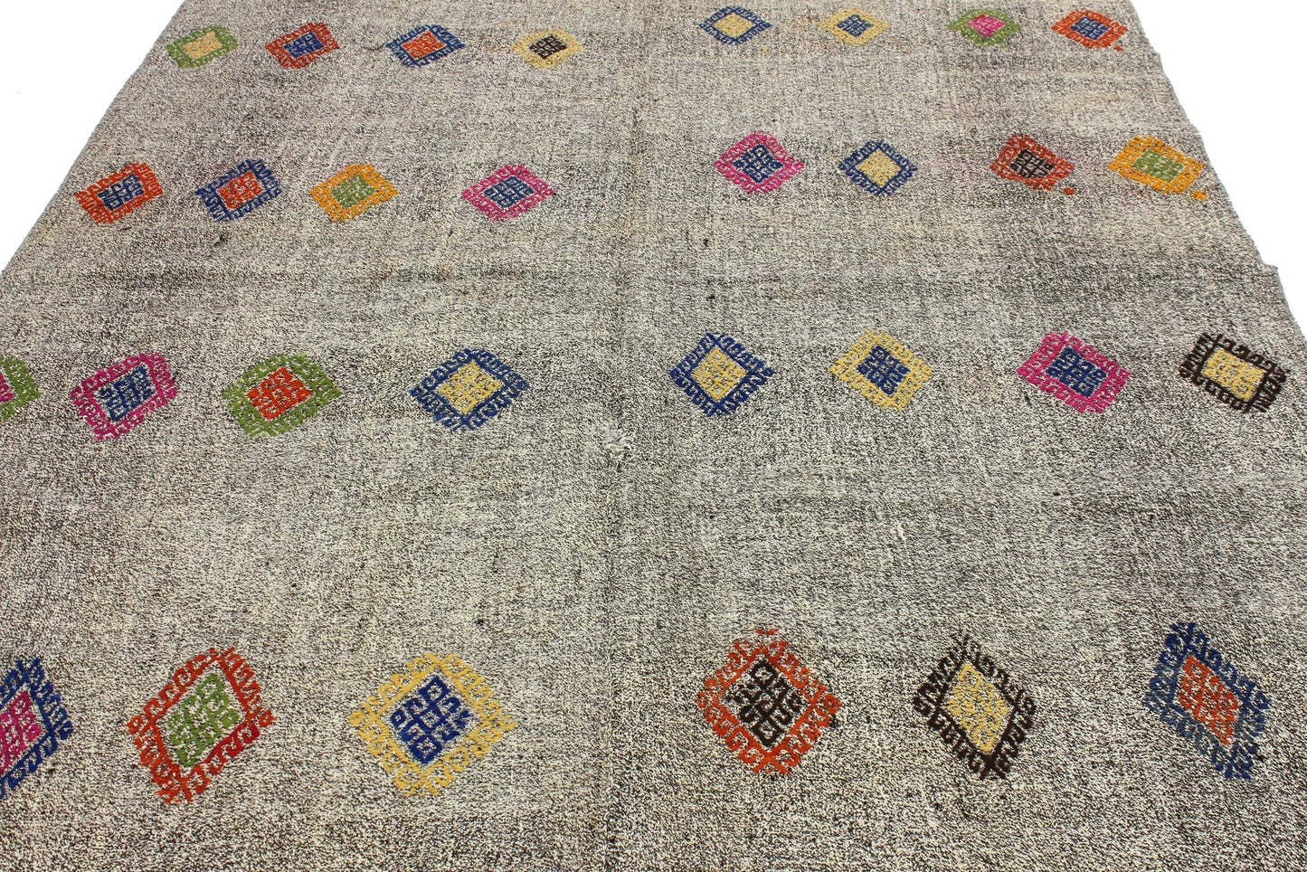 Kilim Rug 6x8, Handmade Unique Kilim Rug, Vintage Kilim Rug, Turkish Kilim, Living Room Rug, Area Kilim Rug, Bohemian Rug, Wool Rug, 3689