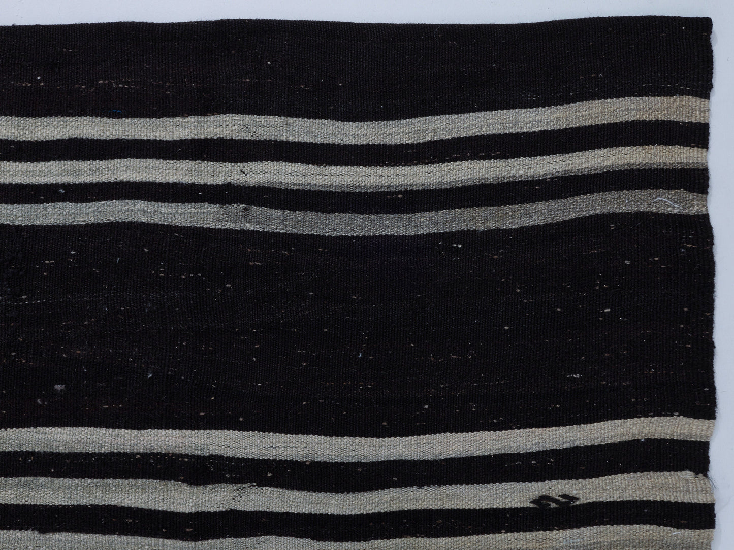 Handmade Kilim Rug, Turkish Kilim, Large Black Rug, Farmhouse Decor, Vintage Rug, Oversize Kilim Rug, Goat Hair Rug, Rug Kilim 9x13, 11496