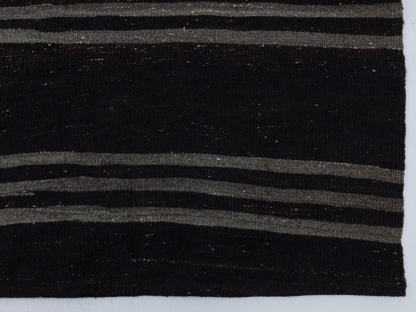 Handmade Kilim Rug, Turkish Kilim, Large Black Rug, Farmhouse Decor, Vintage Rug, Oversize Kilim Rug, Goat Hair Rug, Rug Kilim 9x13, 11496